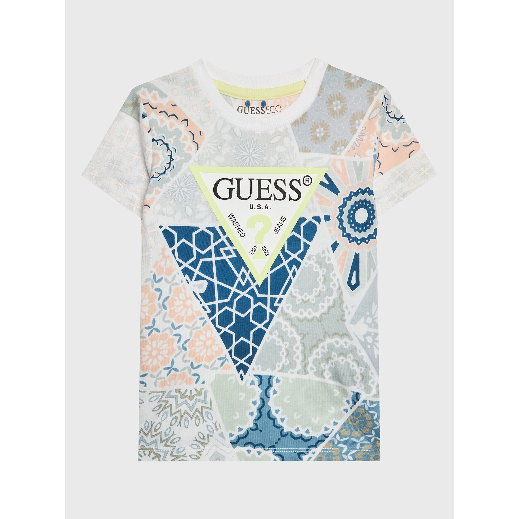 Guess T-Shirt N3GI05 K8HM3 Barevná Regular Fit - Pepit.cz