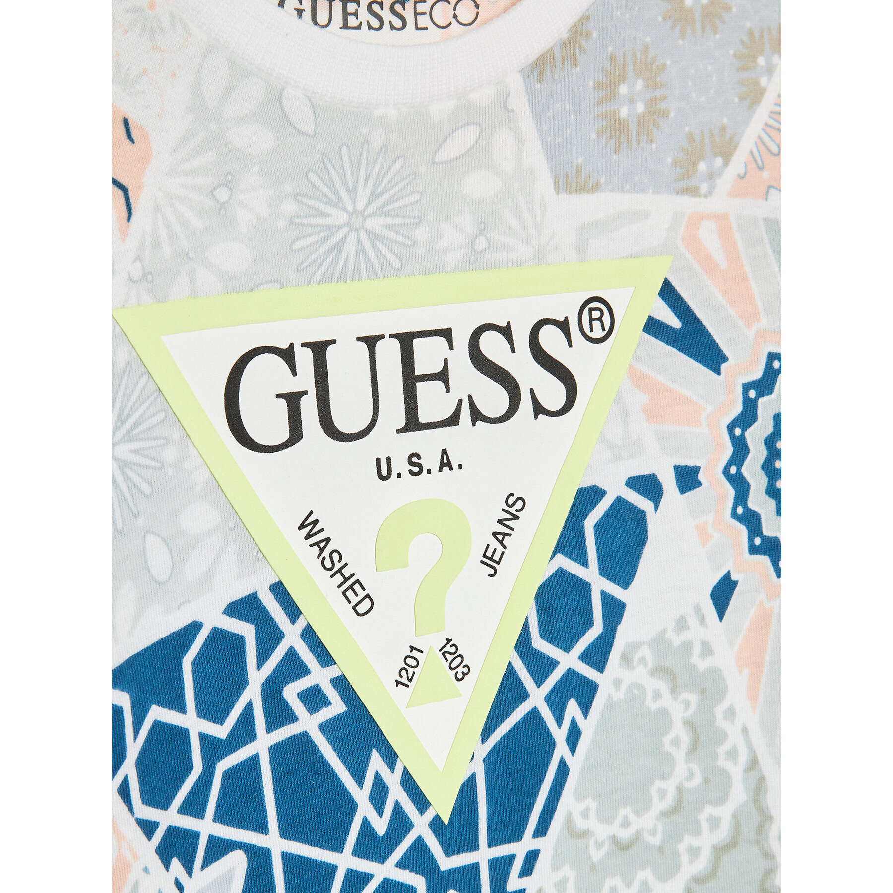 Guess T-Shirt N3GI05 K8HM3 Barevná Regular Fit - Pepit.cz