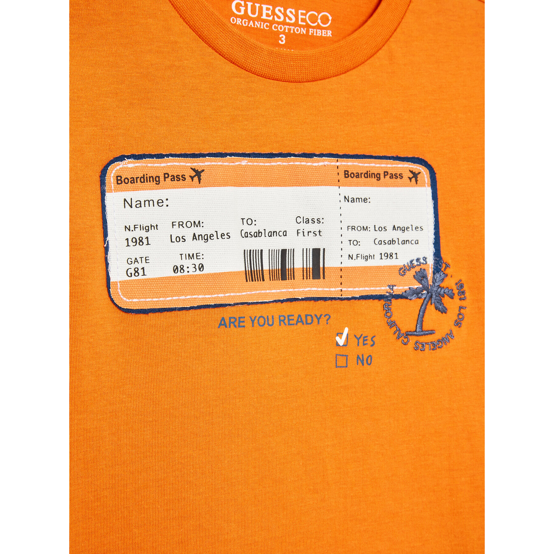 Guess T-Shirt N3GI06 K8HM0 Oranžová Regular Fit - Pepit.cz