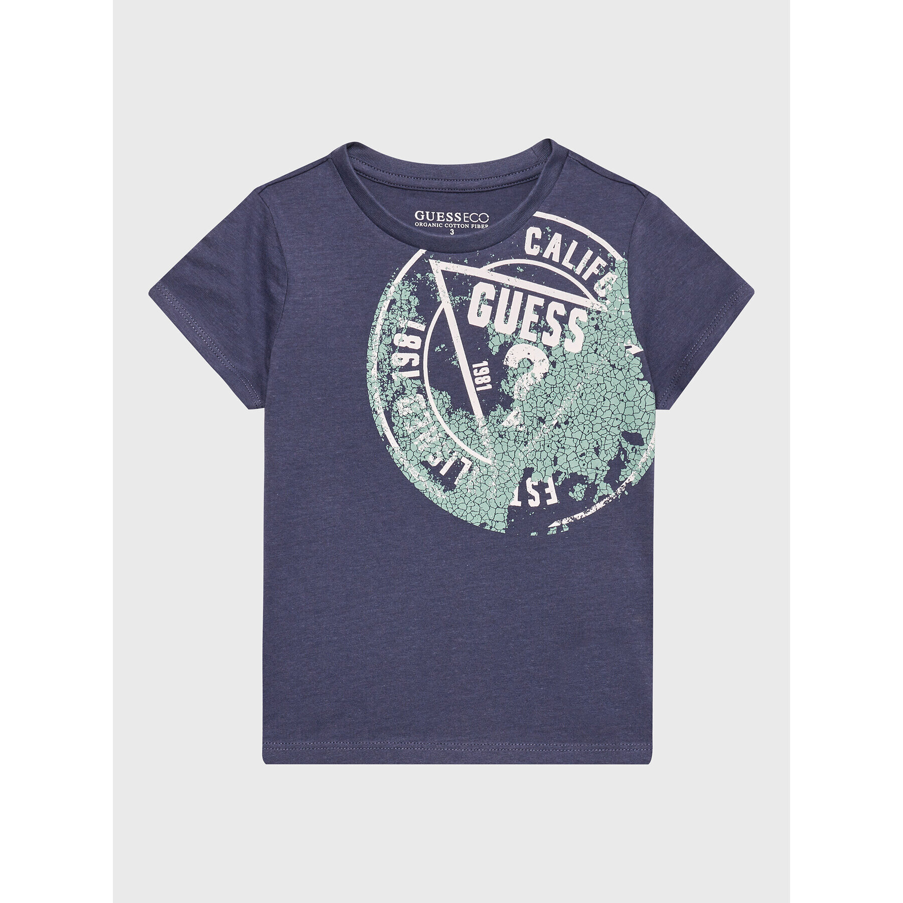 Guess T-Shirt N3GI16 K8HM0 Tmavomodrá Regular Fit - Pepit.cz