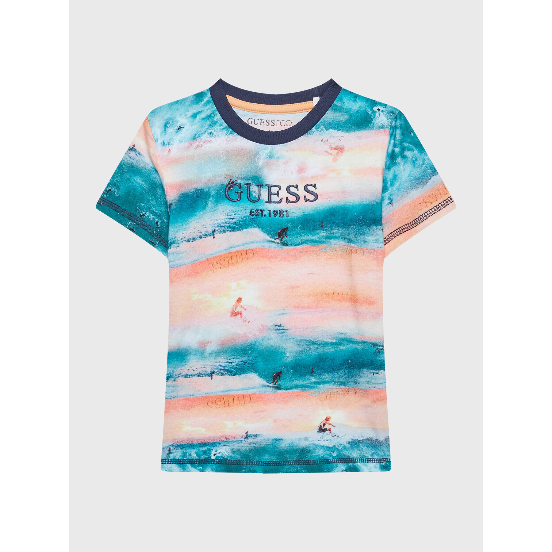 Guess T-Shirt N3GI24 K8HM3 Barevná Regular Fit - Pepit.cz