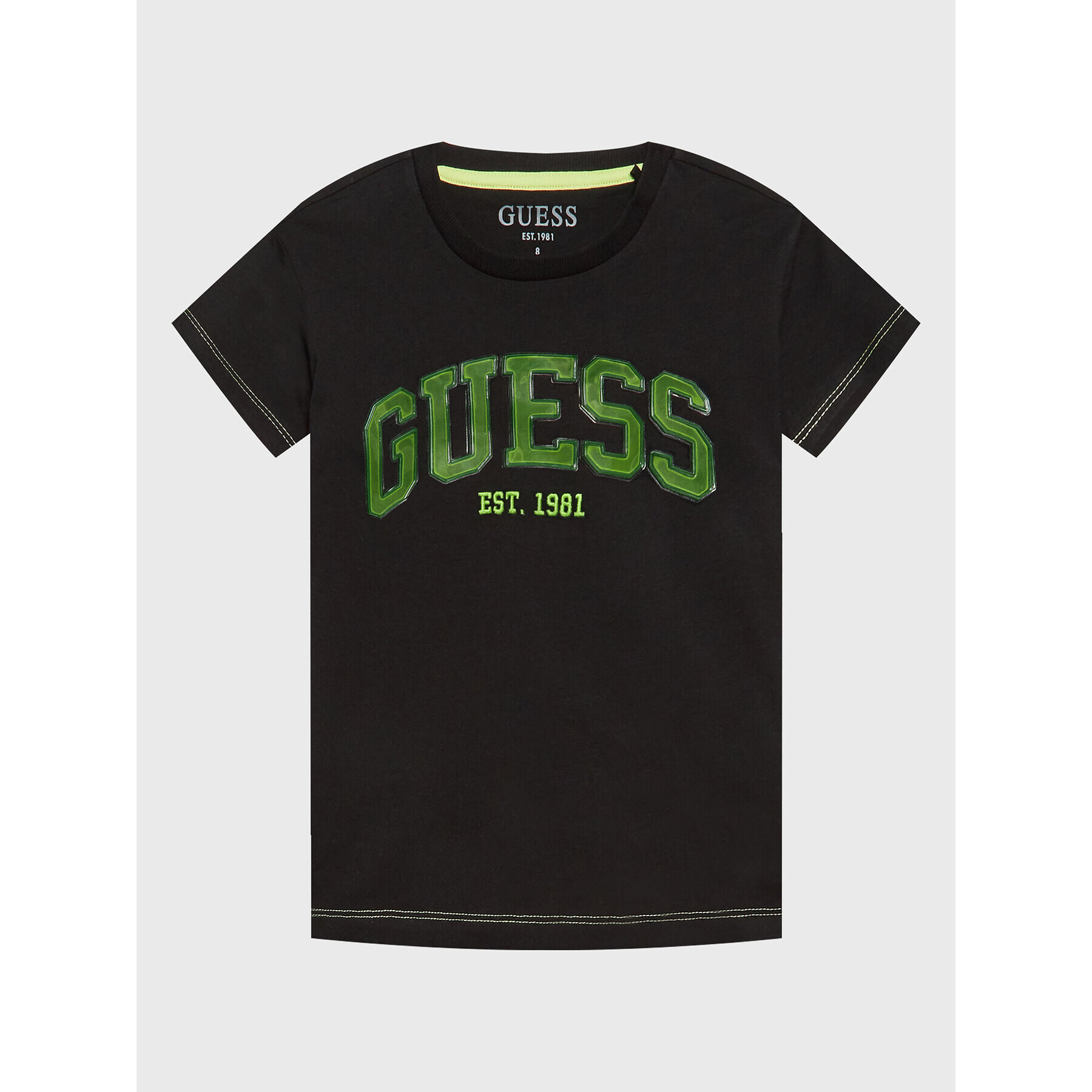 Guess T-Shirt N3RI07 K8HM3 Černá Regular Fit - Pepit.cz