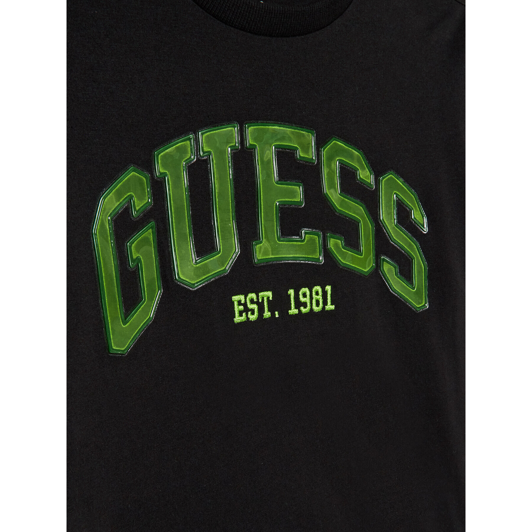 Guess T-Shirt N3RI07 K8HM3 Černá Regular Fit - Pepit.cz