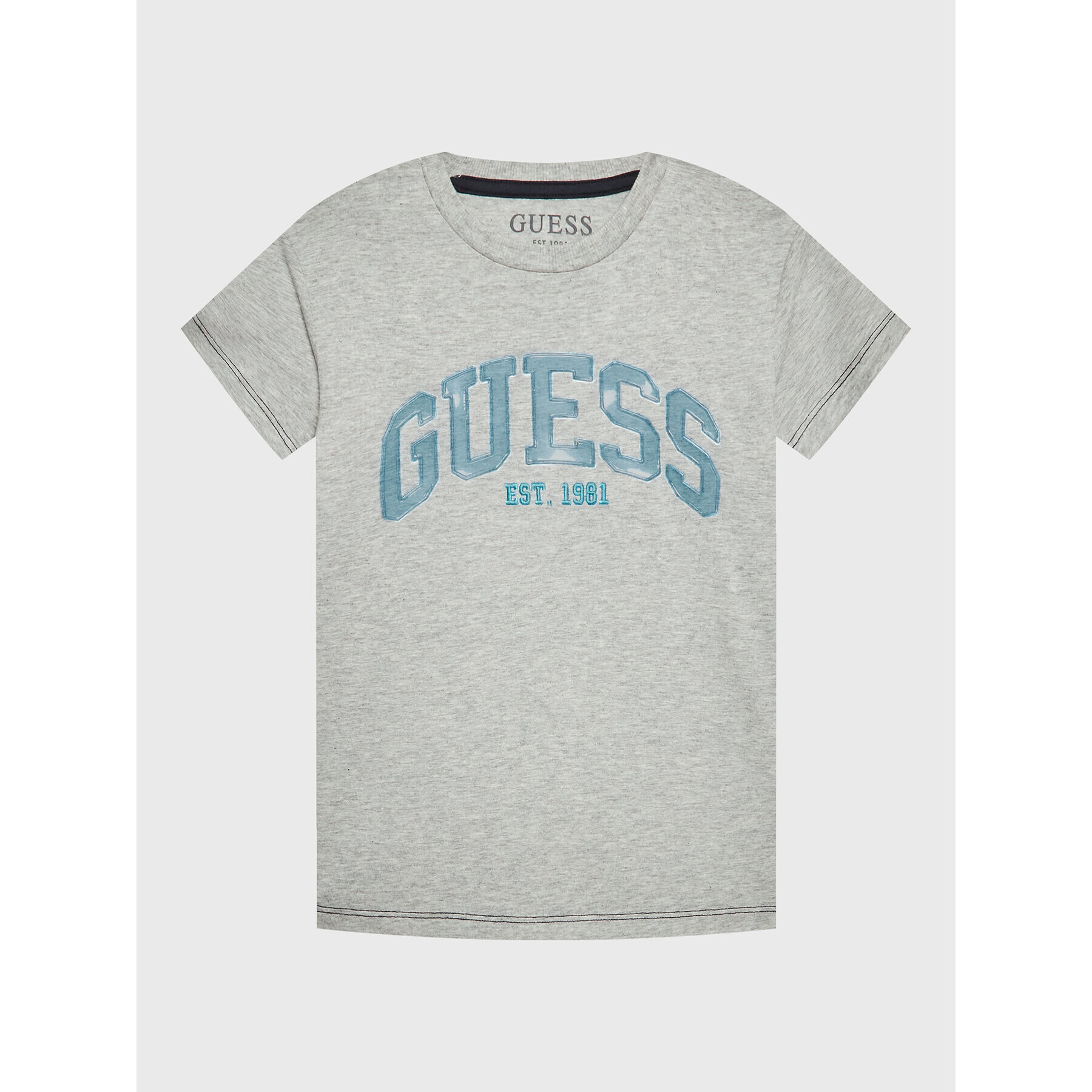 Guess T-Shirt N3RI07 K8HM3 Šedá Regular Fit - Pepit.cz