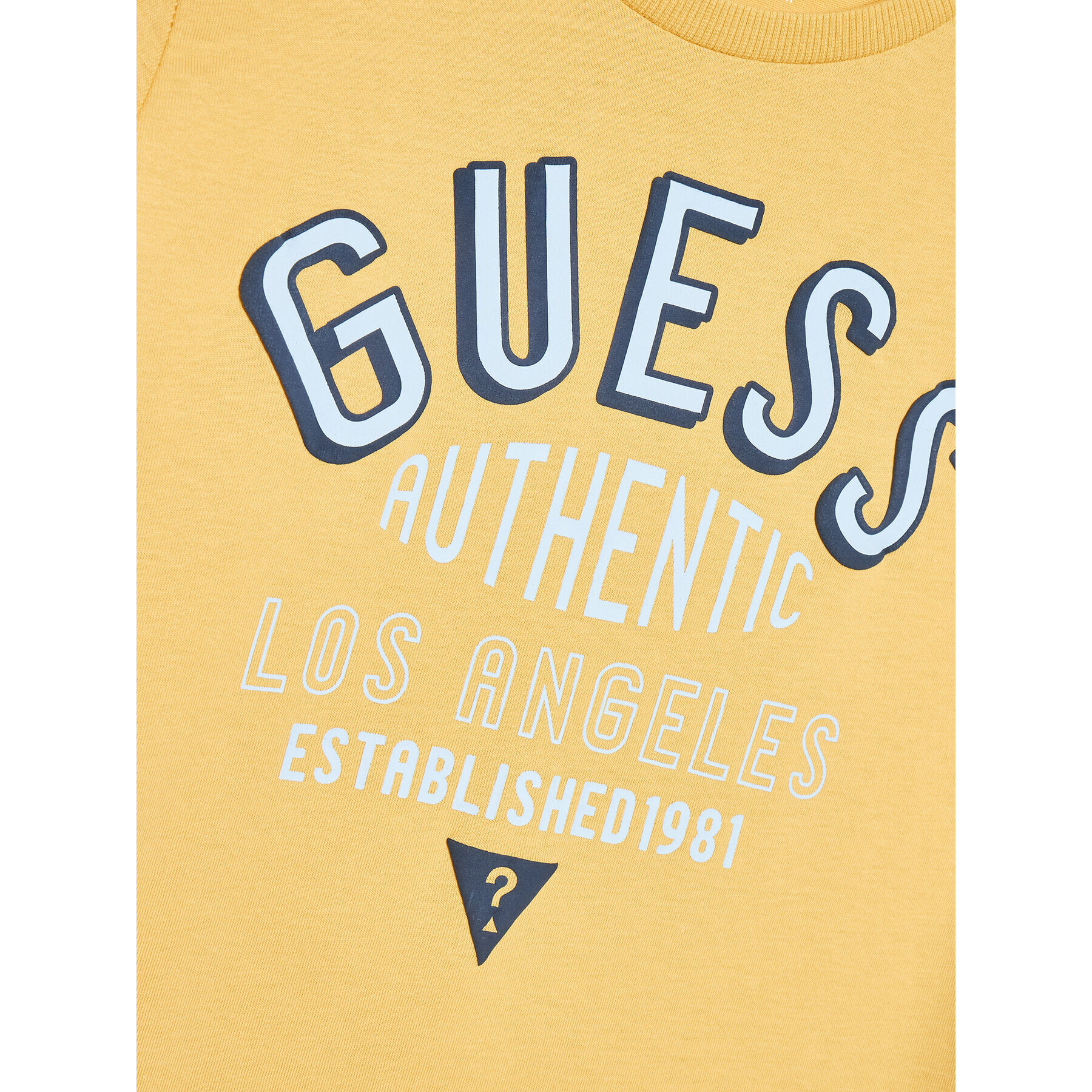 Guess T-Shirt N3RI09 K8HM0 Žlutá Regular Fit - Pepit.cz