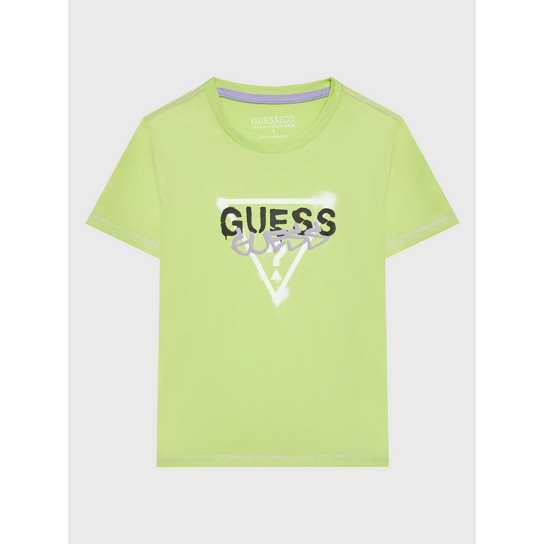 Guess T-Shirt N3RI15 K8HM0 Zelená Regular Fit - Pepit.cz