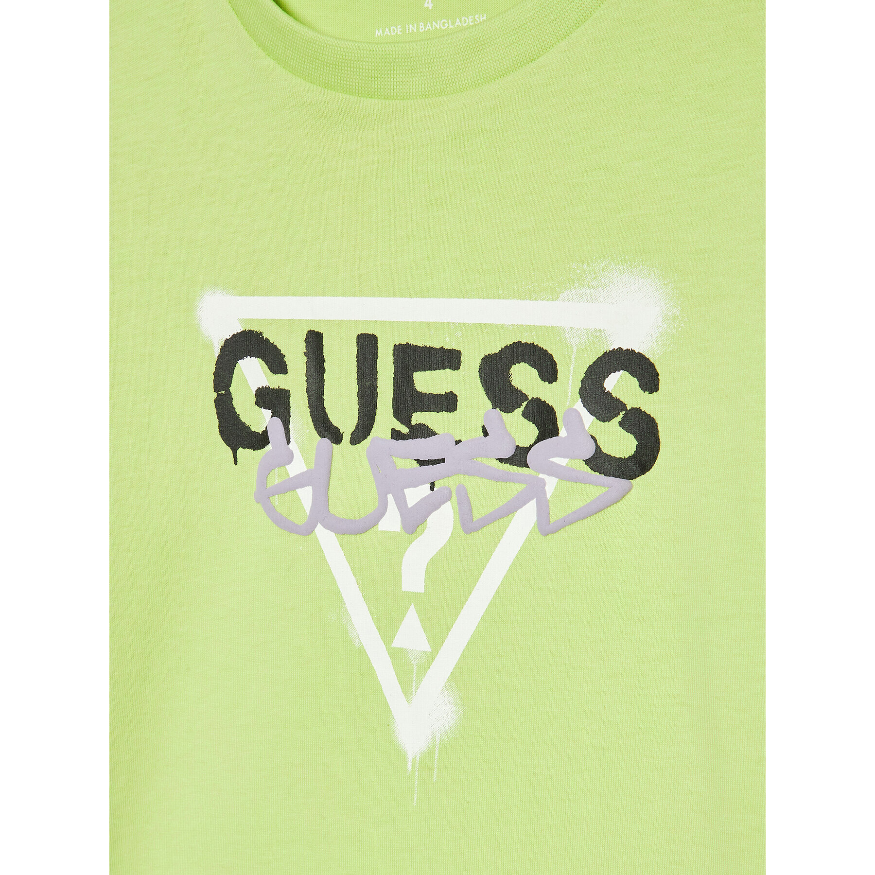 Guess T-Shirt N3RI15 K8HM0 Zelená Regular Fit - Pepit.cz