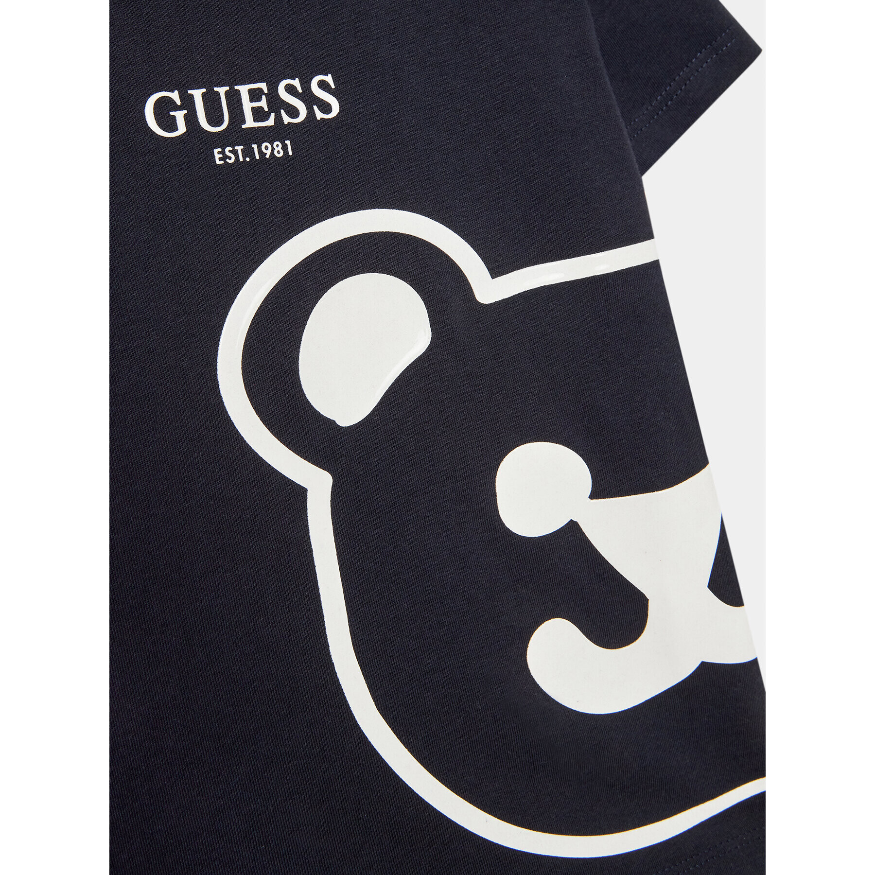 Guess T-Shirt N3YI06 K8HM4 Tmavomodrá Regular Fit - Pepit.cz