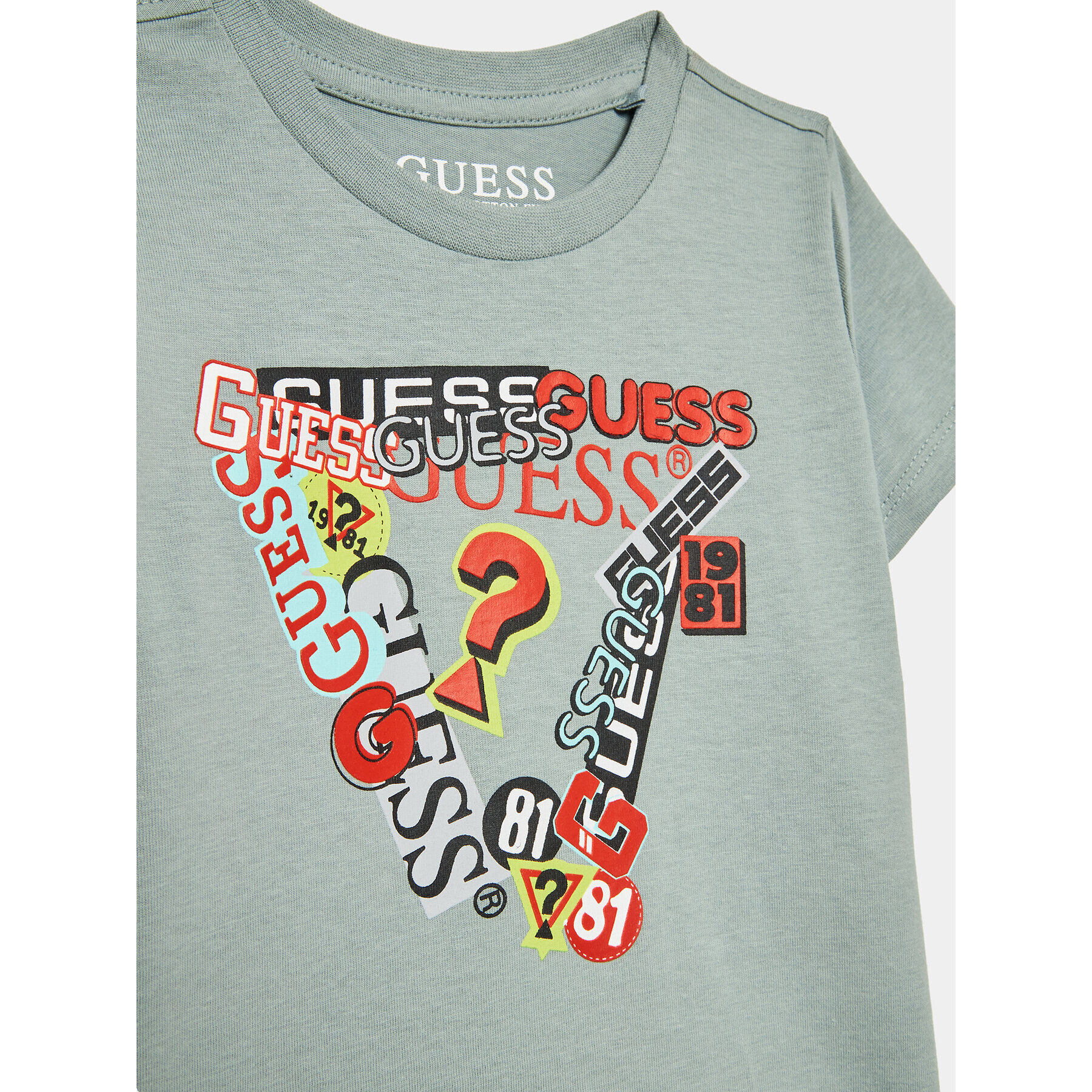 Guess T-Shirt N3YI19 K8HM4 Šedá Regular Fit - Pepit.cz