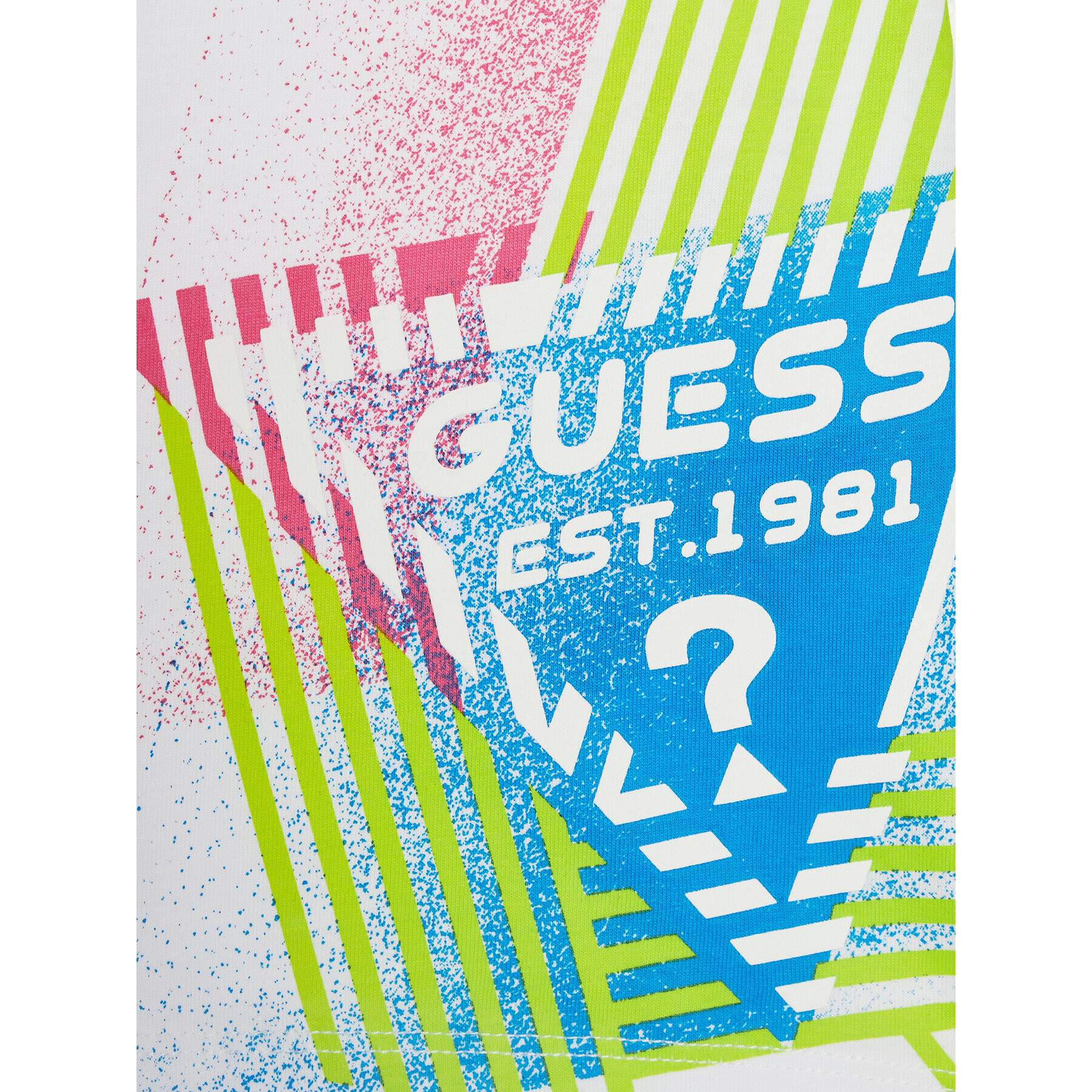 Guess T-Shirt N4RI02 K8HM4 Bílá Regular Fit - Pepit.cz