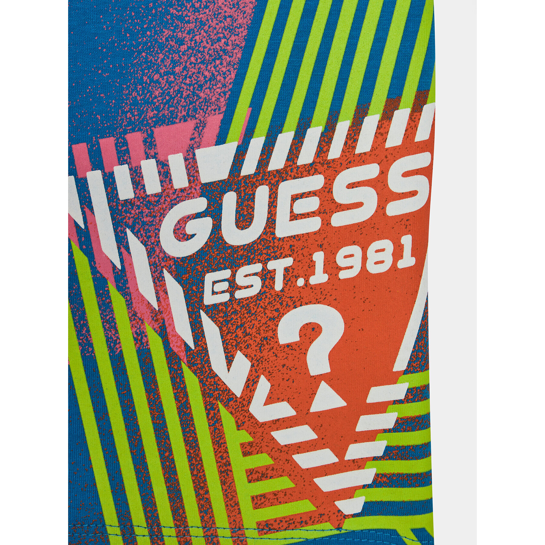 Guess T-Shirt N4RI02 K8HM4 Modrá Regular Fit - Pepit.cz