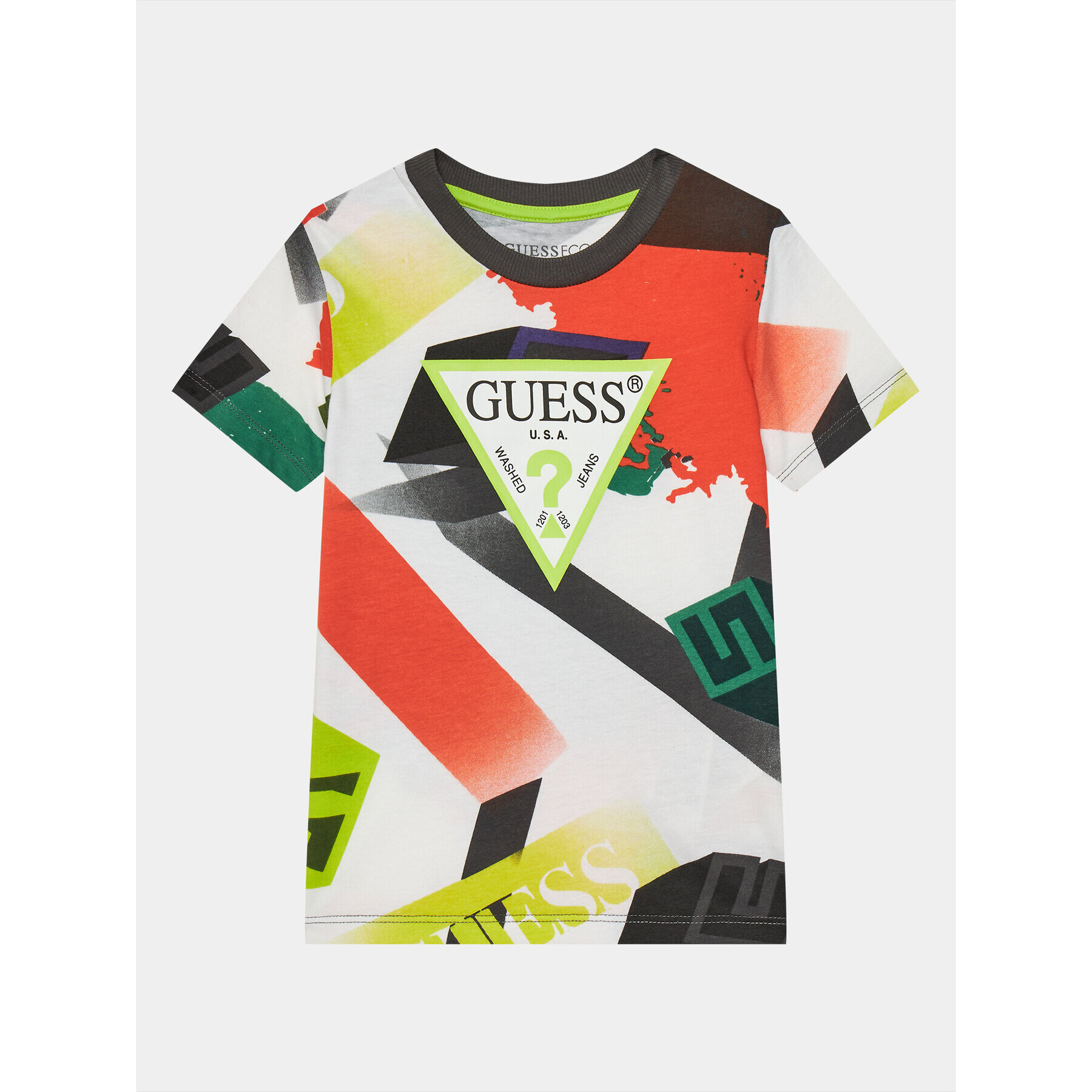 Guess T-Shirt N4RI03 K8HM3 Barevná Regular Fit - Pepit.cz