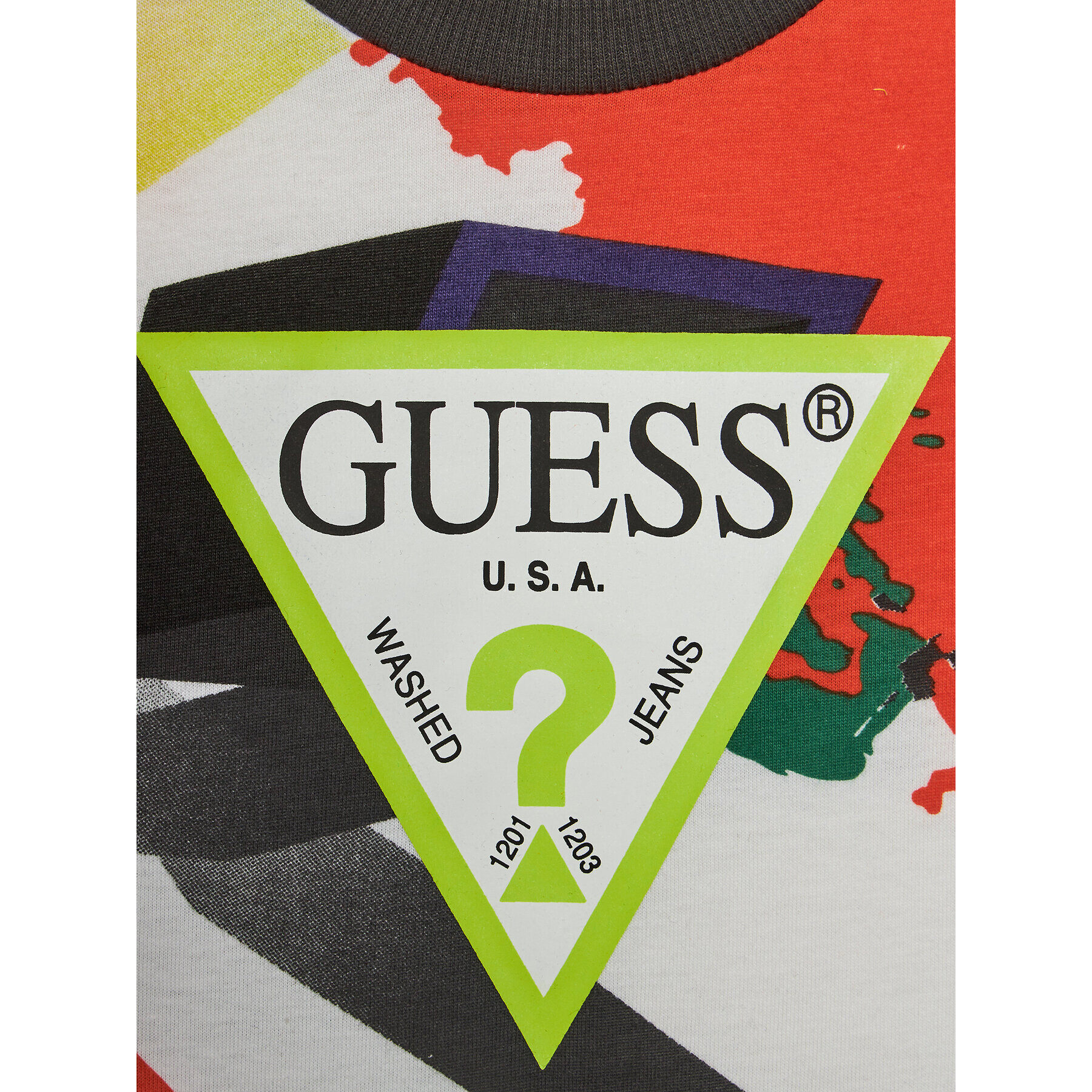 Guess T-Shirt N4RI03 K8HM3 Barevná Regular Fit - Pepit.cz