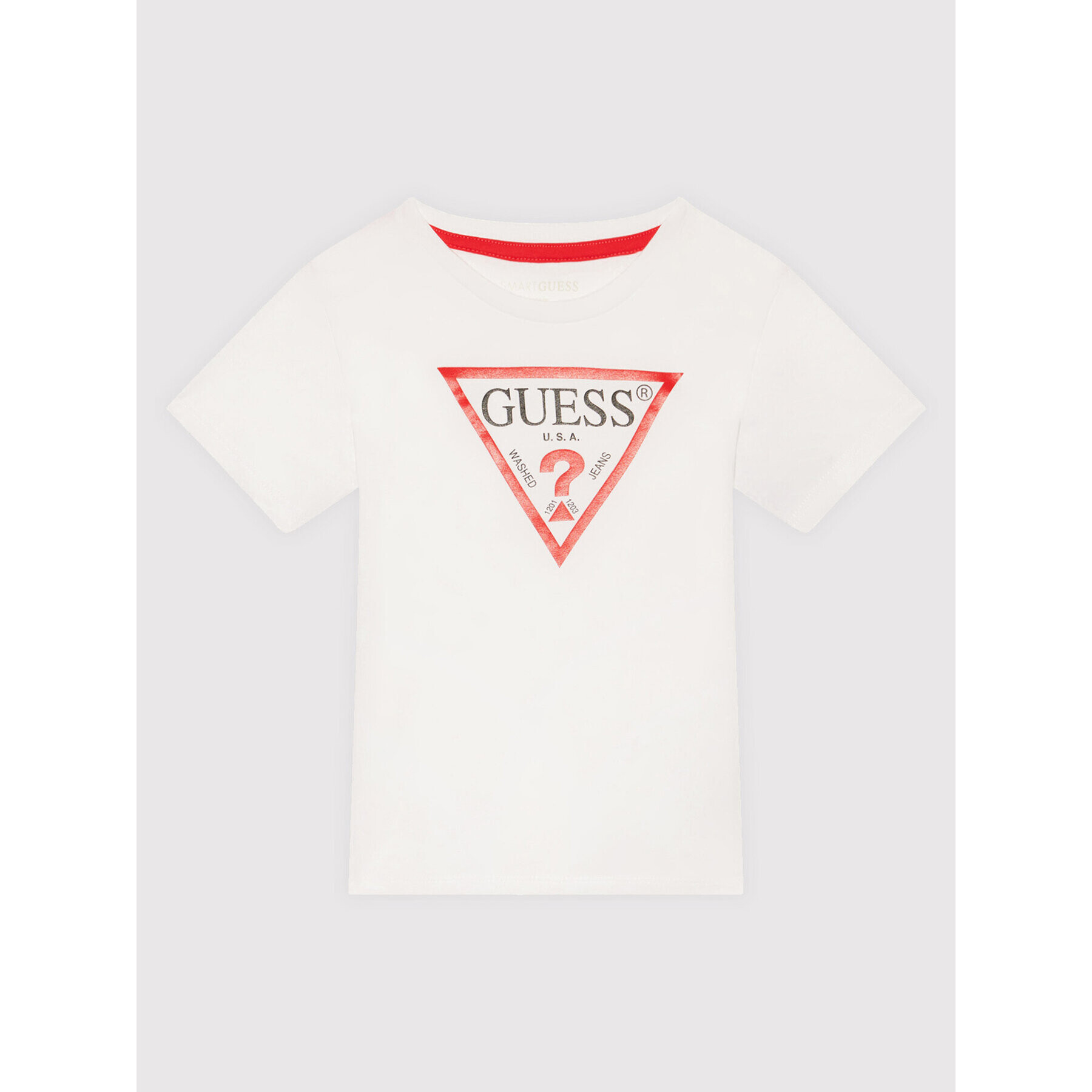 Guess T-Shirt N73I55 K8HM0 Bílá Regular Fit - Pepit.cz