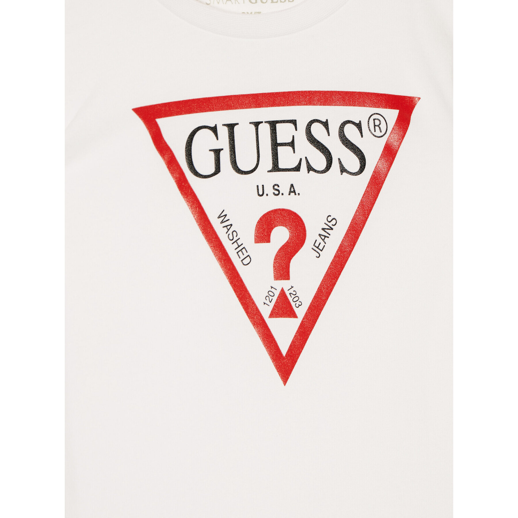 Guess T-Shirt N73I55 K8HM0 Bílá Regular Fit - Pepit.cz