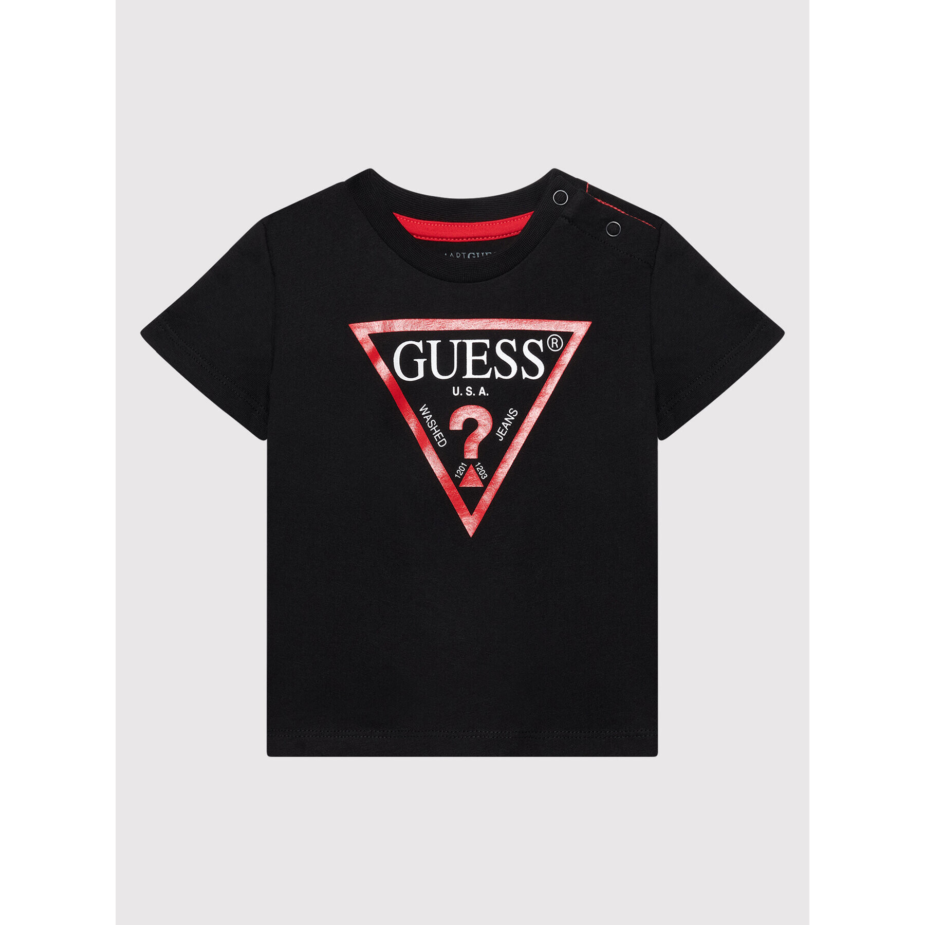 Guess T-Shirt N73I55 K8HM0 Černá Regular Fit - Pepit.cz