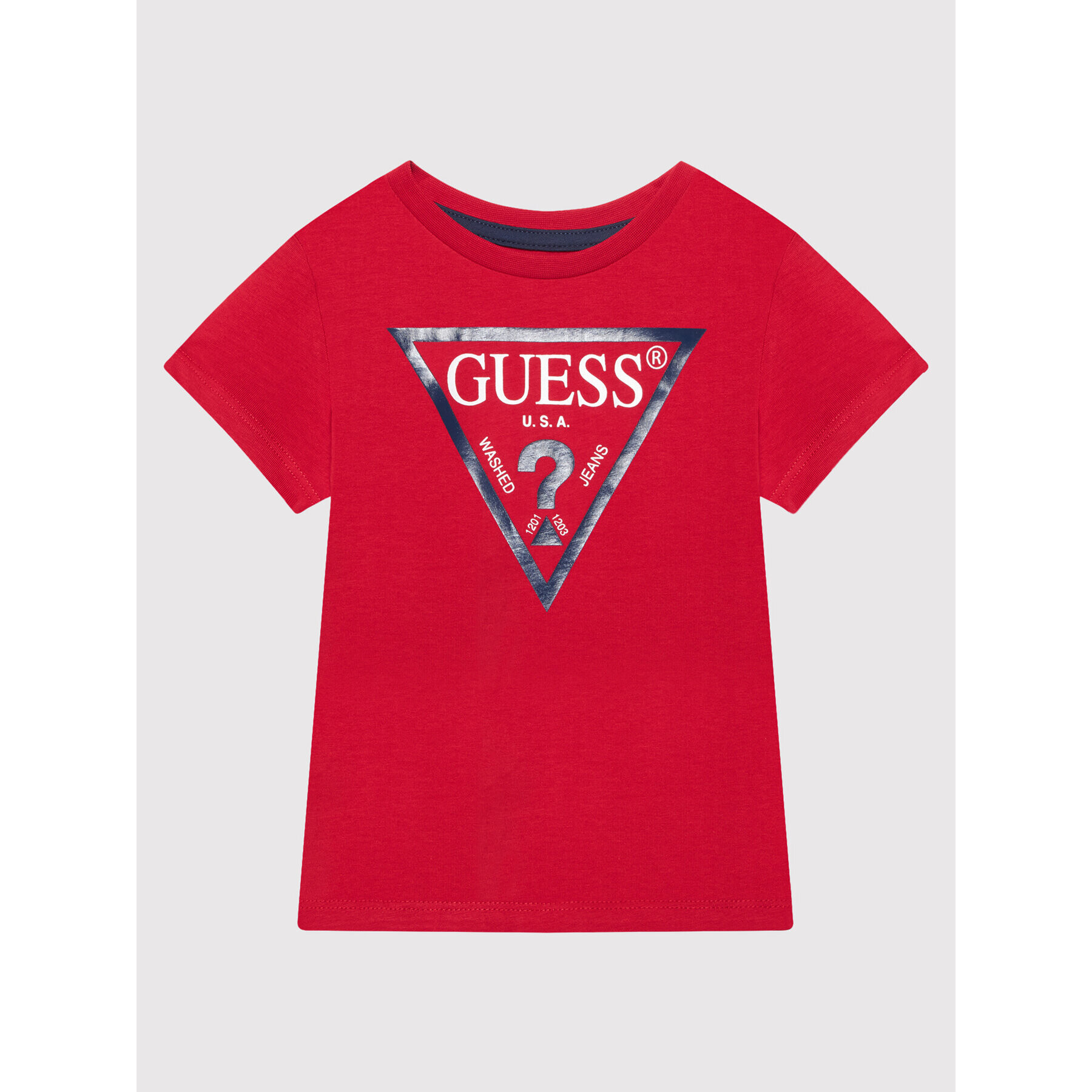 Guess T-Shirt N73I55 K8HM0 Červená Regular Fit - Pepit.cz