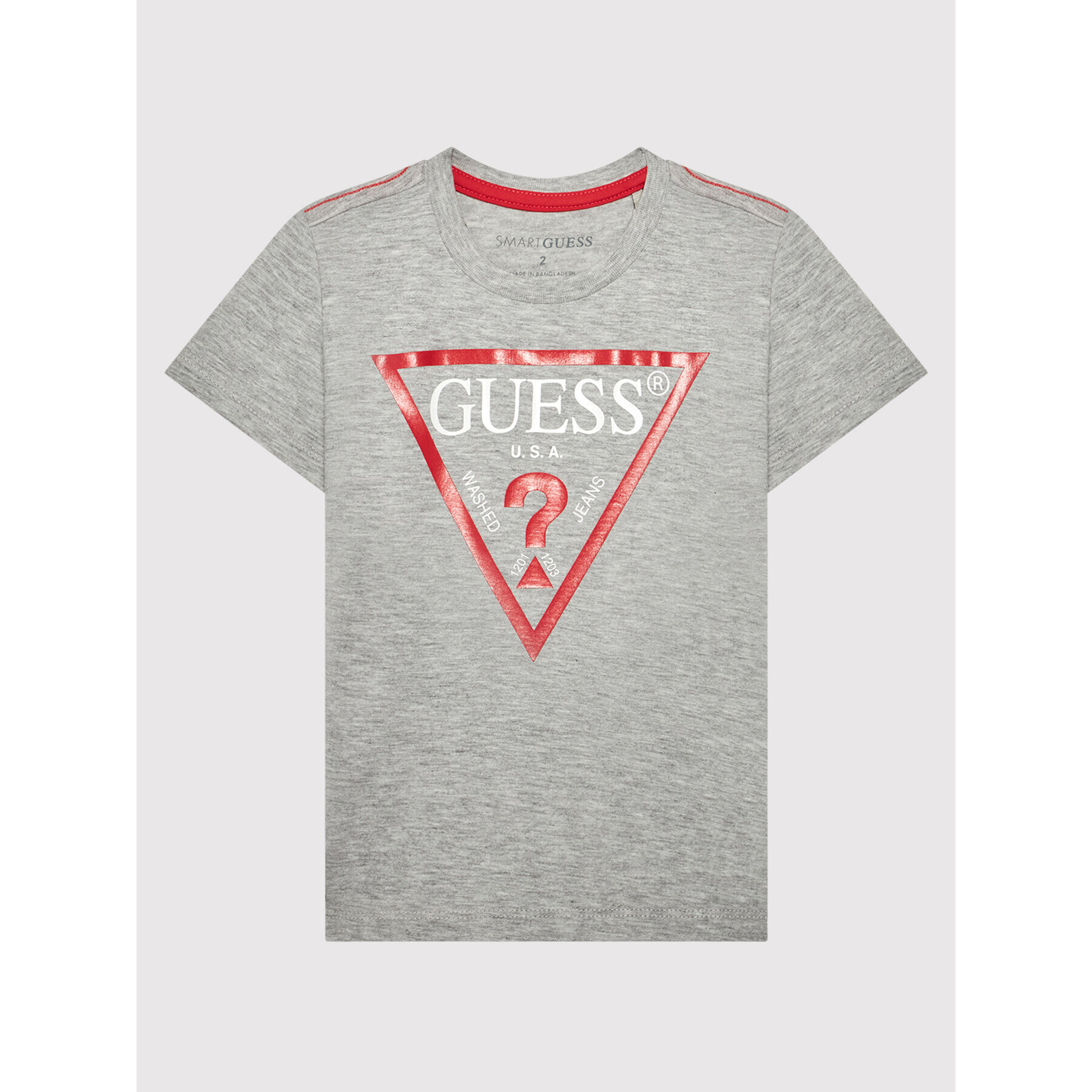 Guess T-Shirt N73I55 K8HM0 Šedá Regular Fit - Pepit.cz