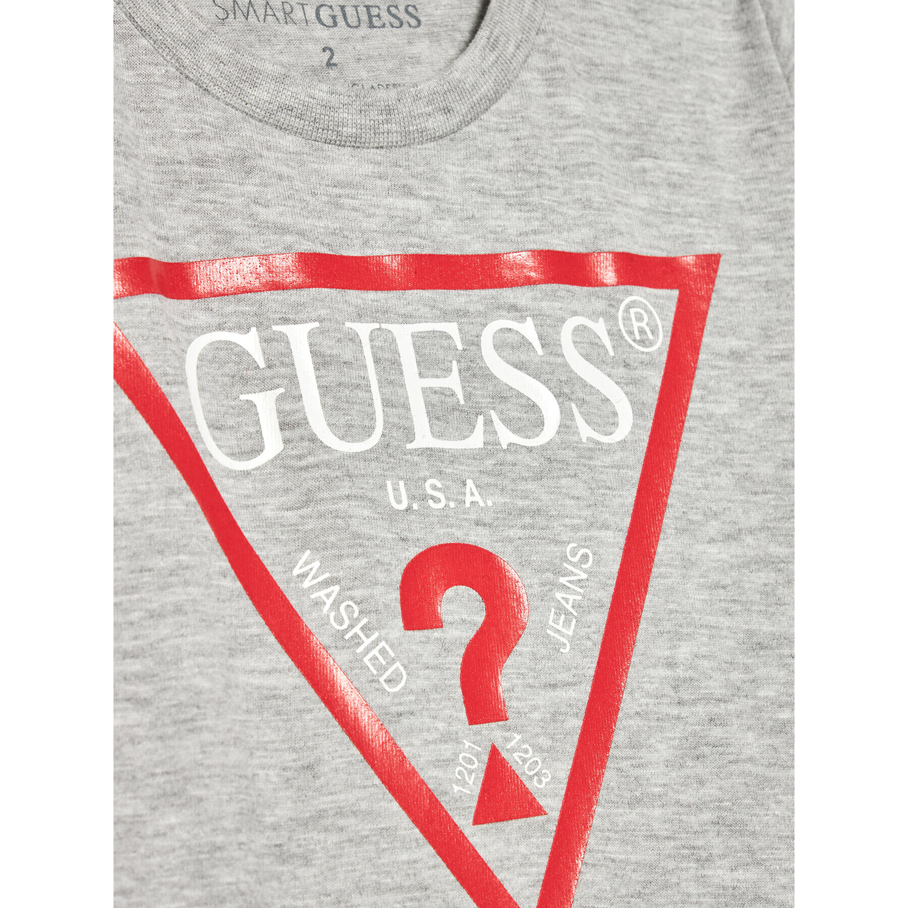 Guess T-Shirt N73I55 K8HM0 Šedá Regular Fit - Pepit.cz