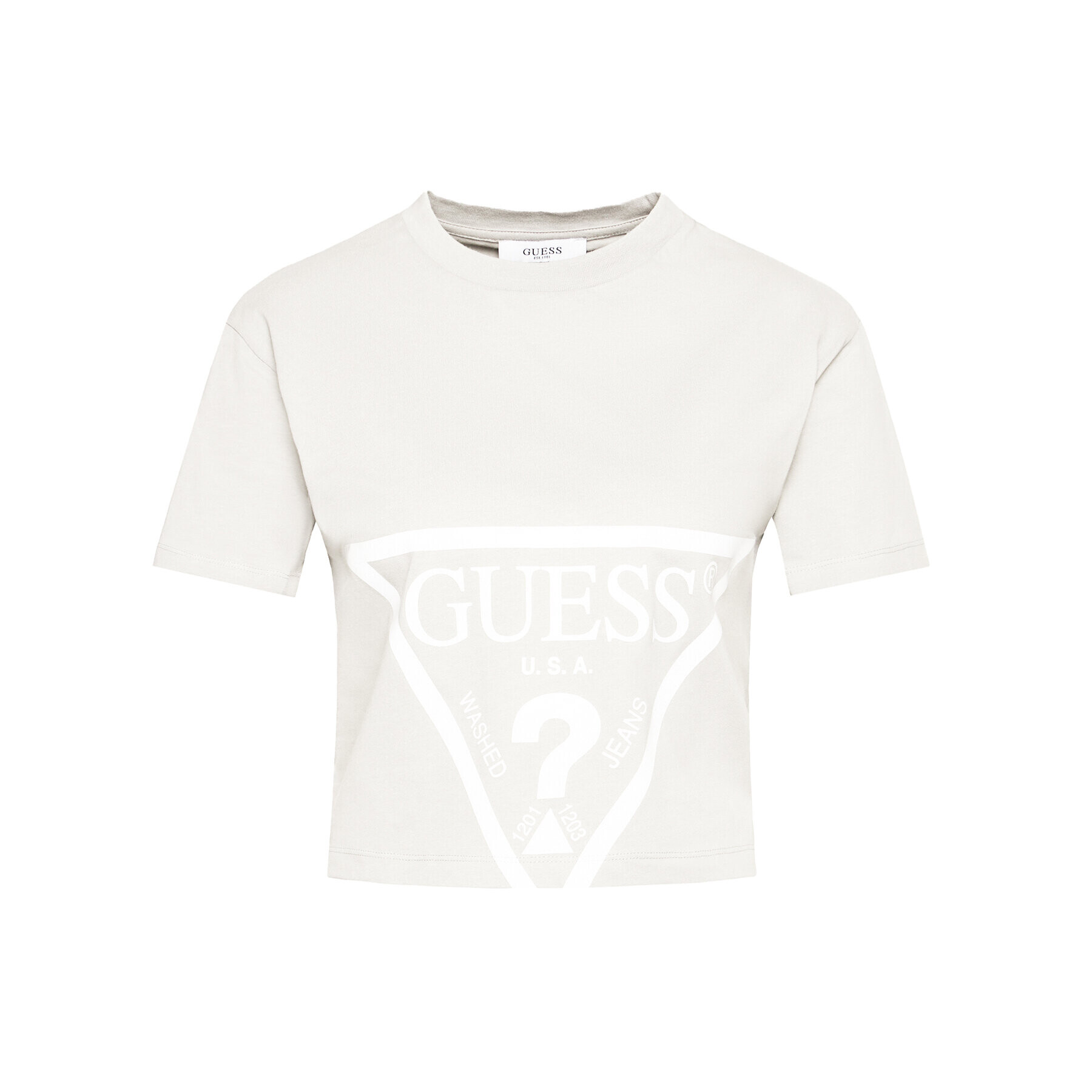 Guess T-Shirt O1GA21 K8HM0 Béžová Regular Fit - Pepit.cz