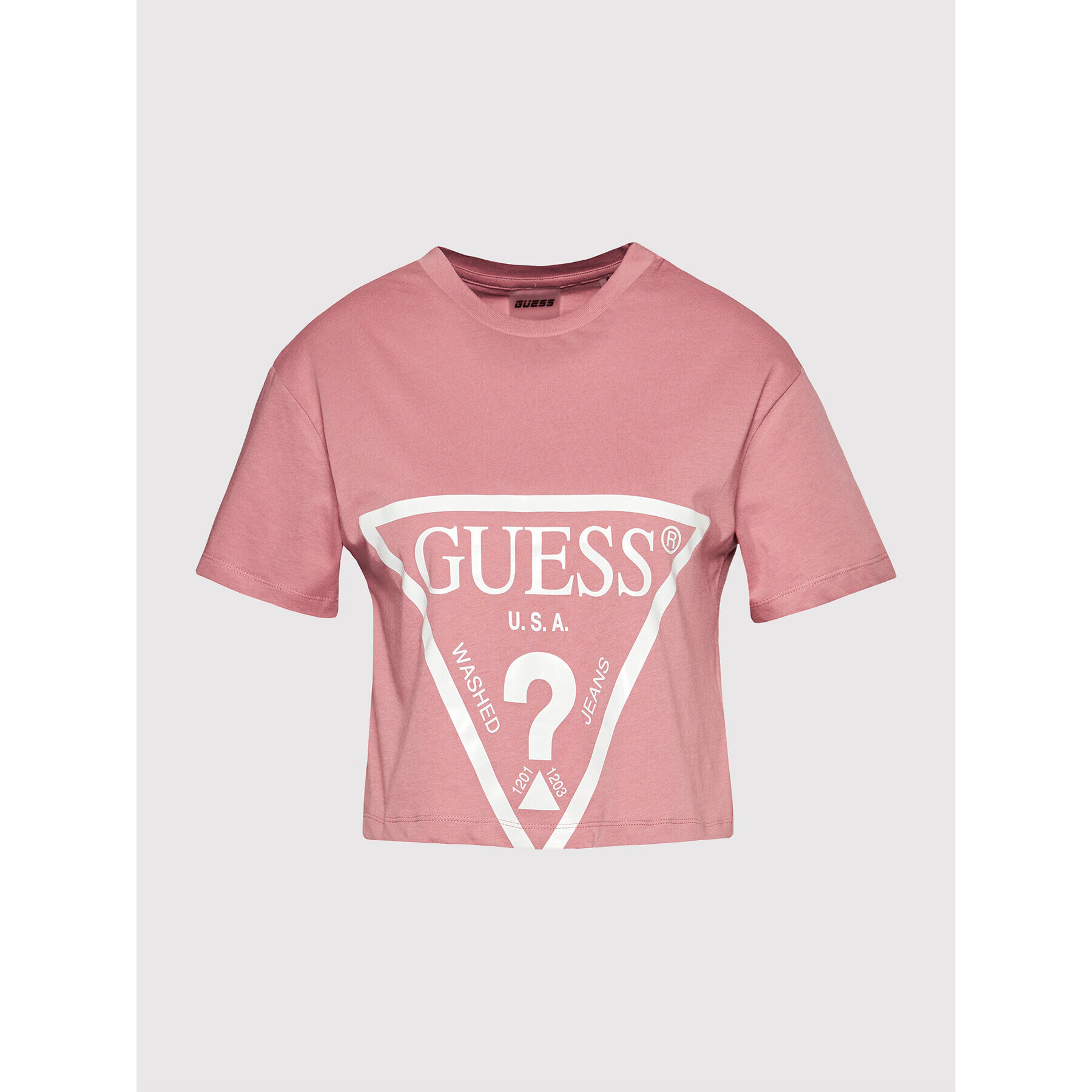 Guess T-Shirt O1GA21 K8HM0 Růžová Regular Fit - Pepit.cz