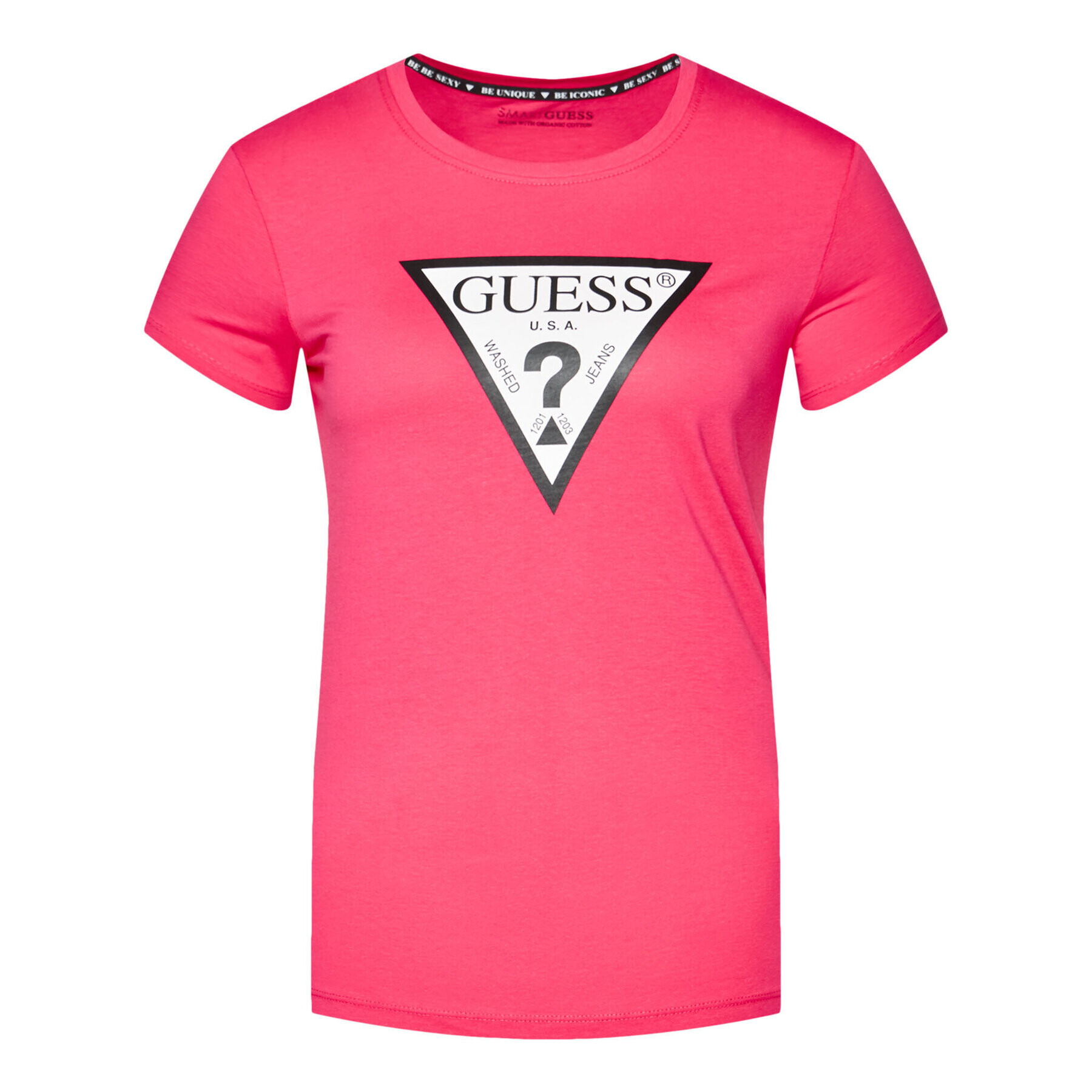 Guess T-Shirt Original Tee W1RI00 I3Z11 Růžová Regular Fit - Pepit.cz