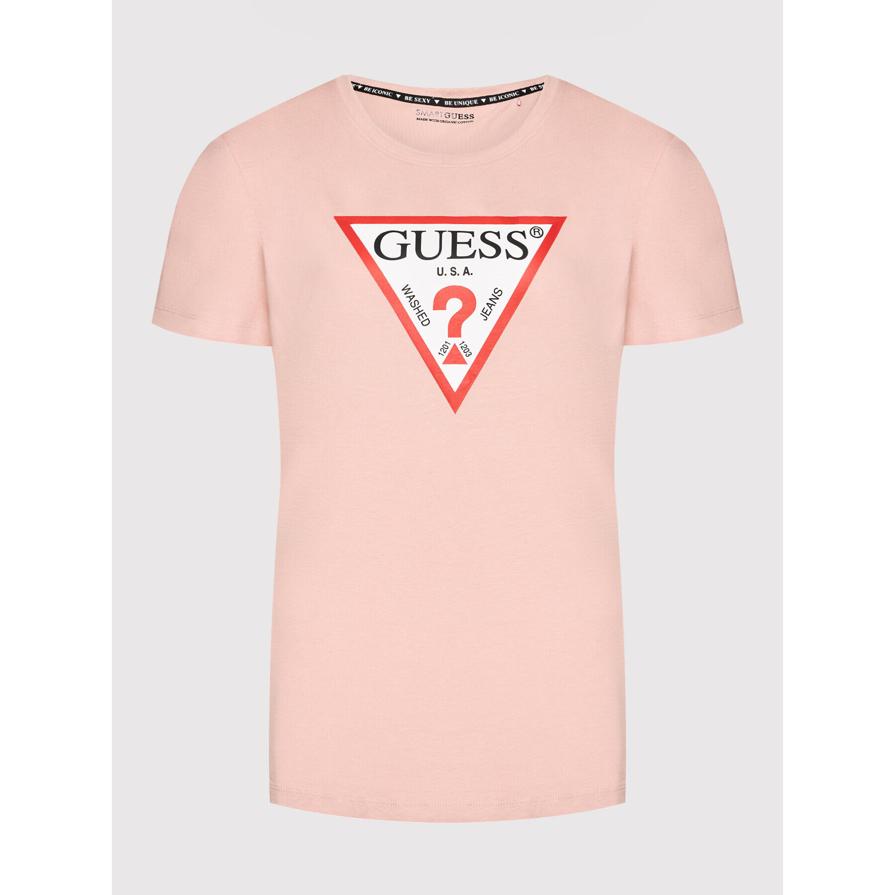 Guess T-Shirt Original W1YI1B I3Z11 Růžová Boxy Fit - Pepit.cz