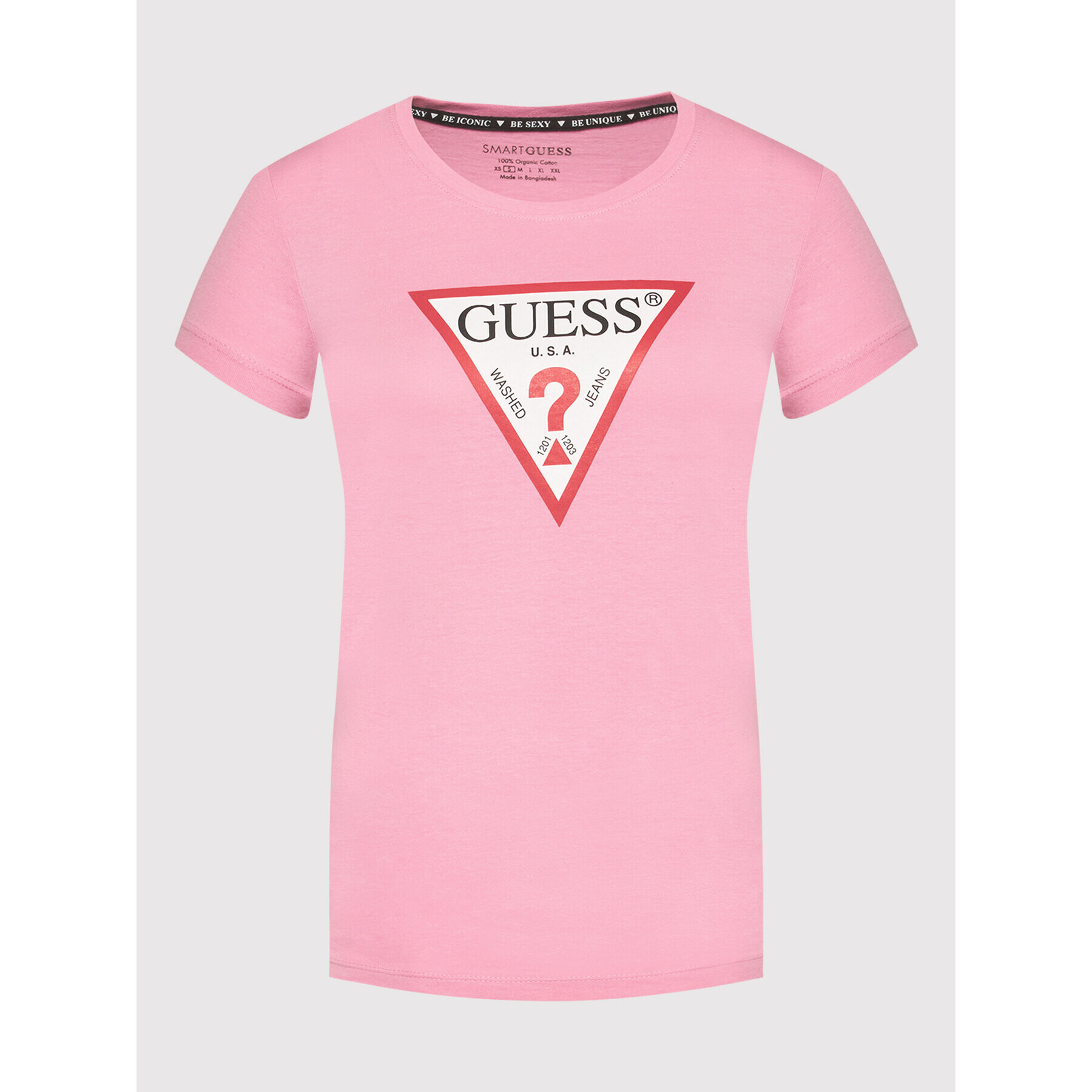 Guess T-Shirt Original W1YI1B I3Z11 Růžová Boxy Fit - Pepit.cz