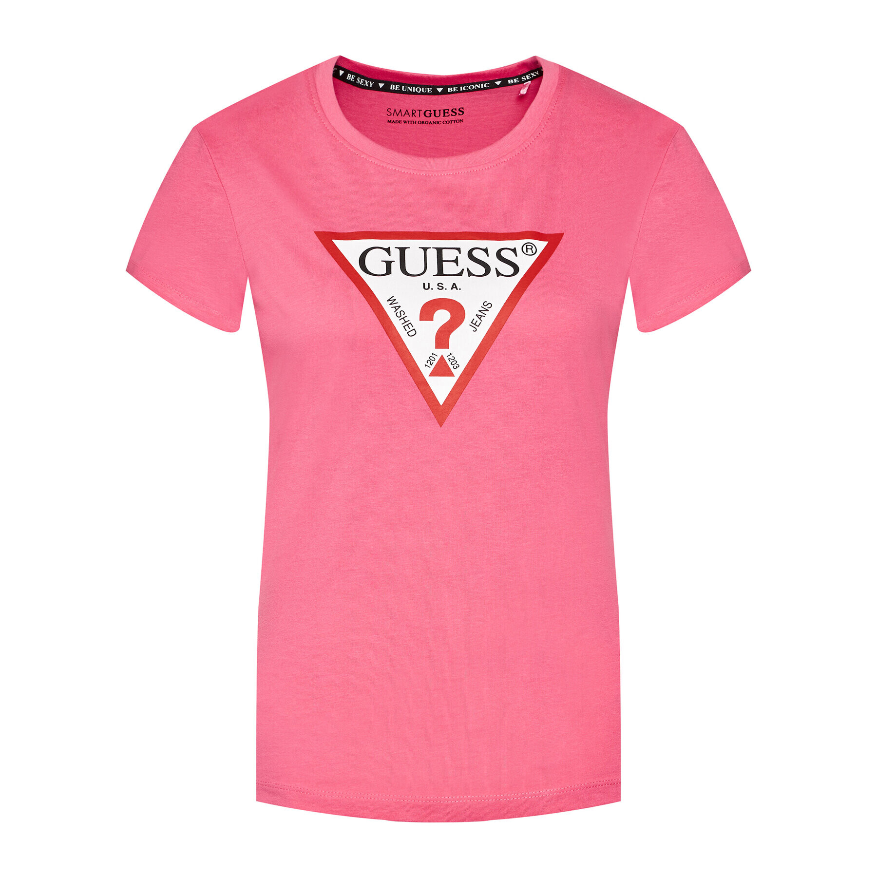 Guess T-Shirt Original W1YI1B I3Z11 Růžová Boxy Fit - Pepit.cz