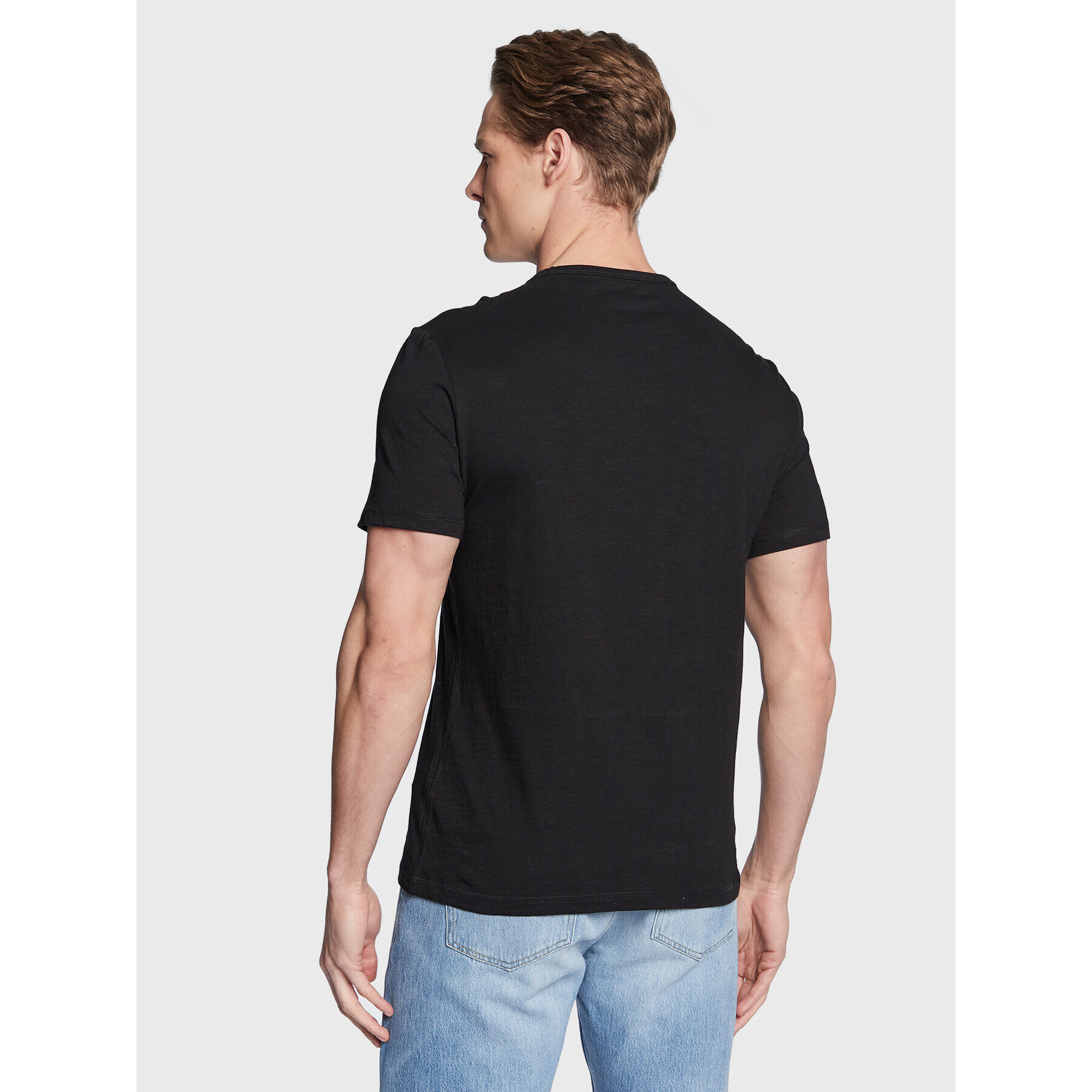 Guess T-Shirt Palm Window M3GI10 K6XN4 Černá Slim Fit - Pepit.cz