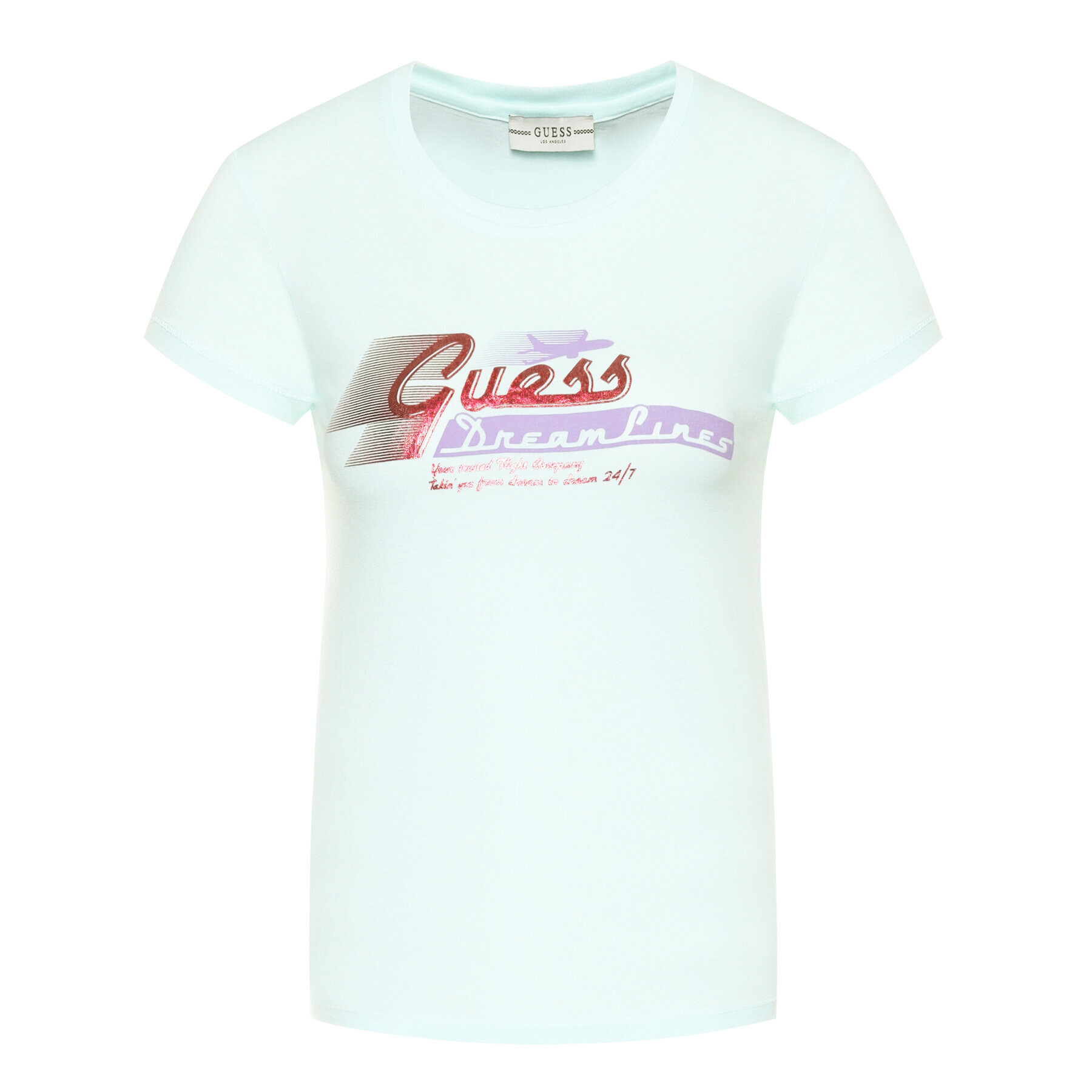 Guess T-Shirt Prisca W0GI78 K46D0 Modrá Regular Fit - Pepit.cz