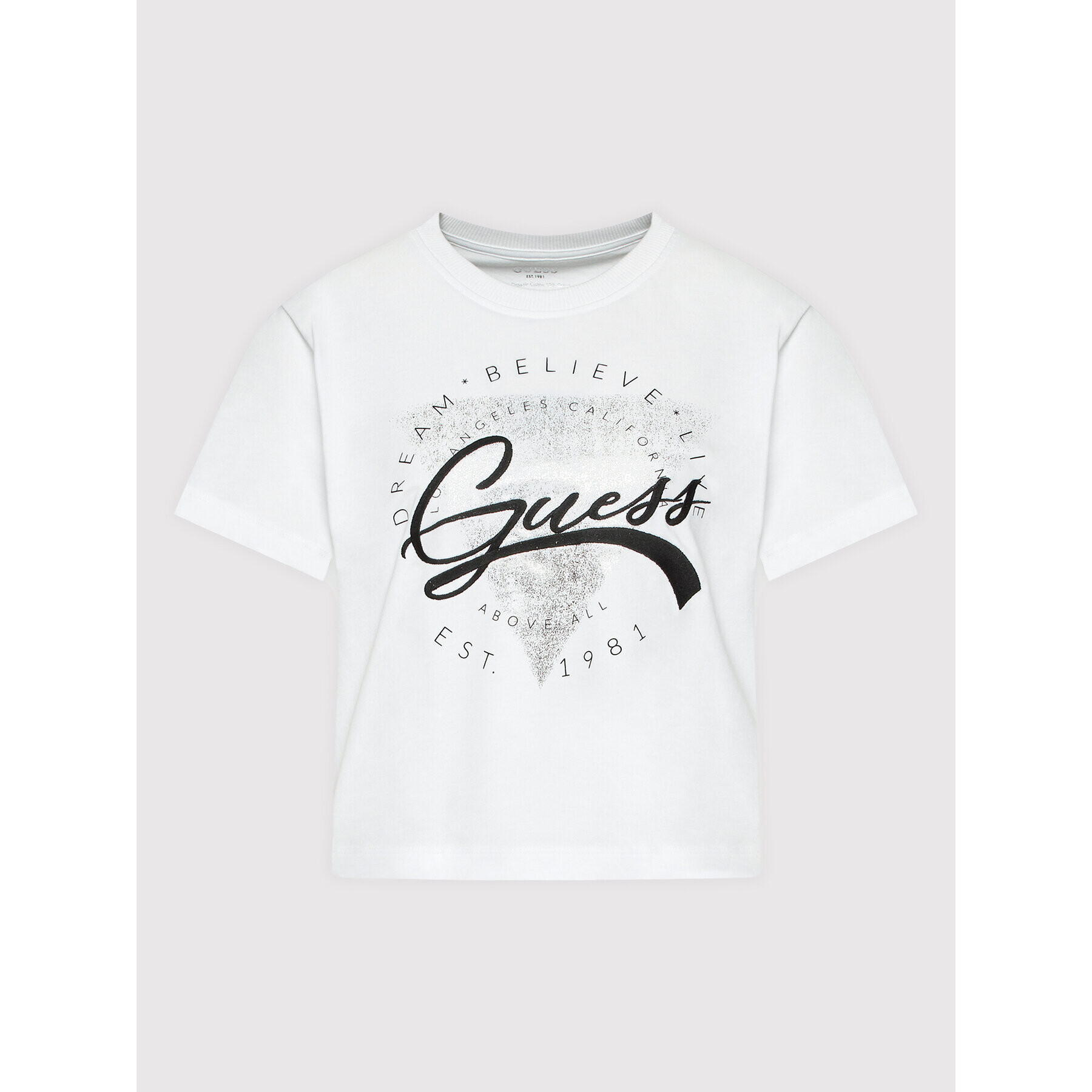 Guess T-Shirt Rocsena Bílá Regular Fit - Pepit.cz