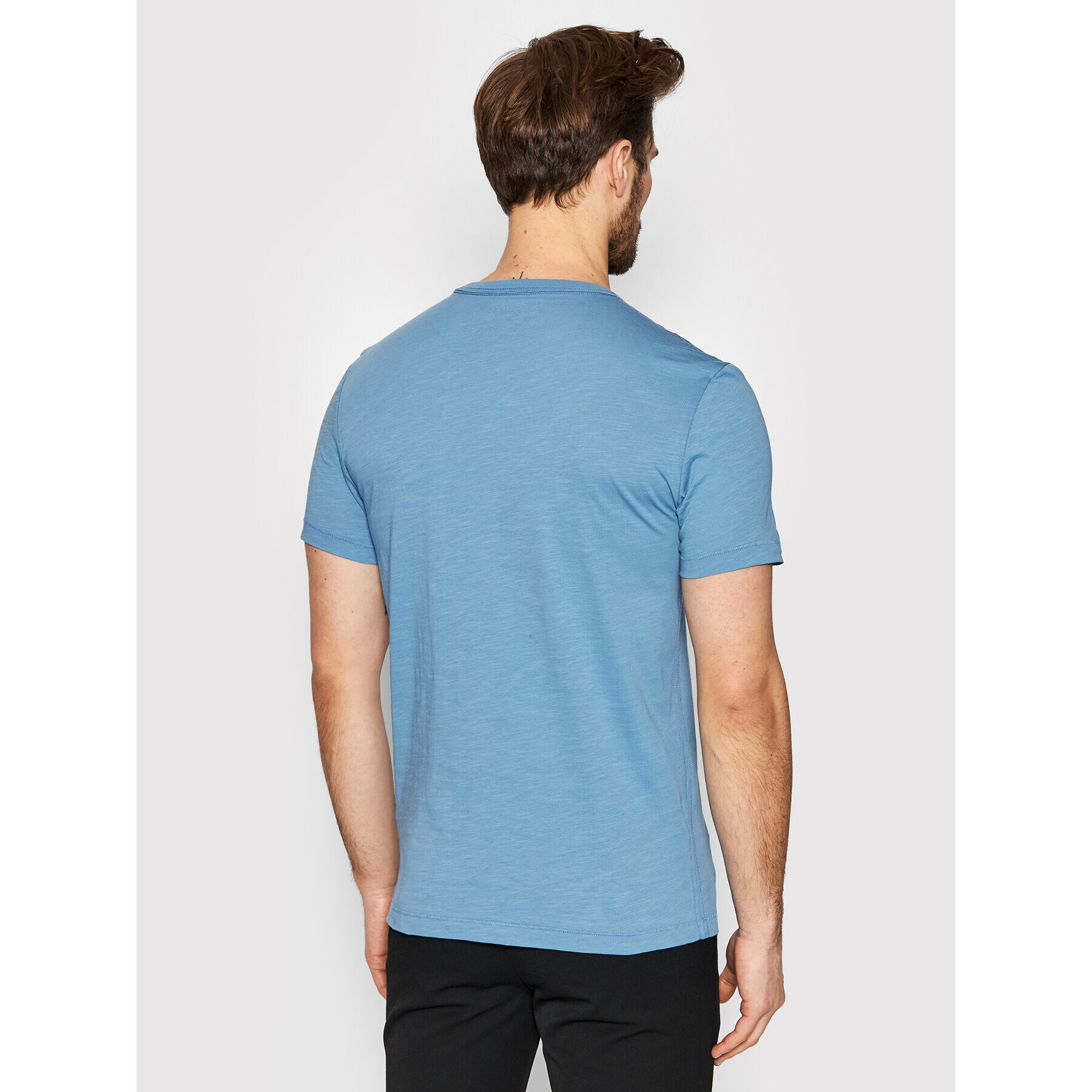 Guess T-Shirt Route M2GI02 K6XN1 Modrá Slim Fit - Pepit.cz