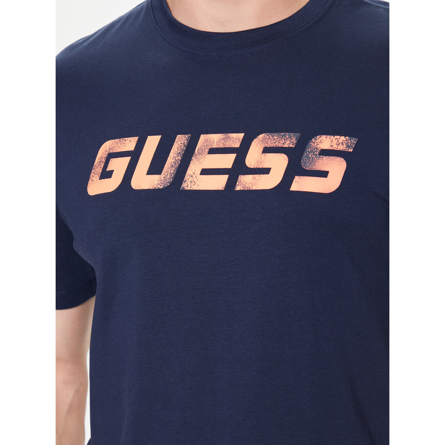 Guess T-Shirt Ryley Z3GI18 J1314 Tmavomodrá Slim Fit - Pepit.cz