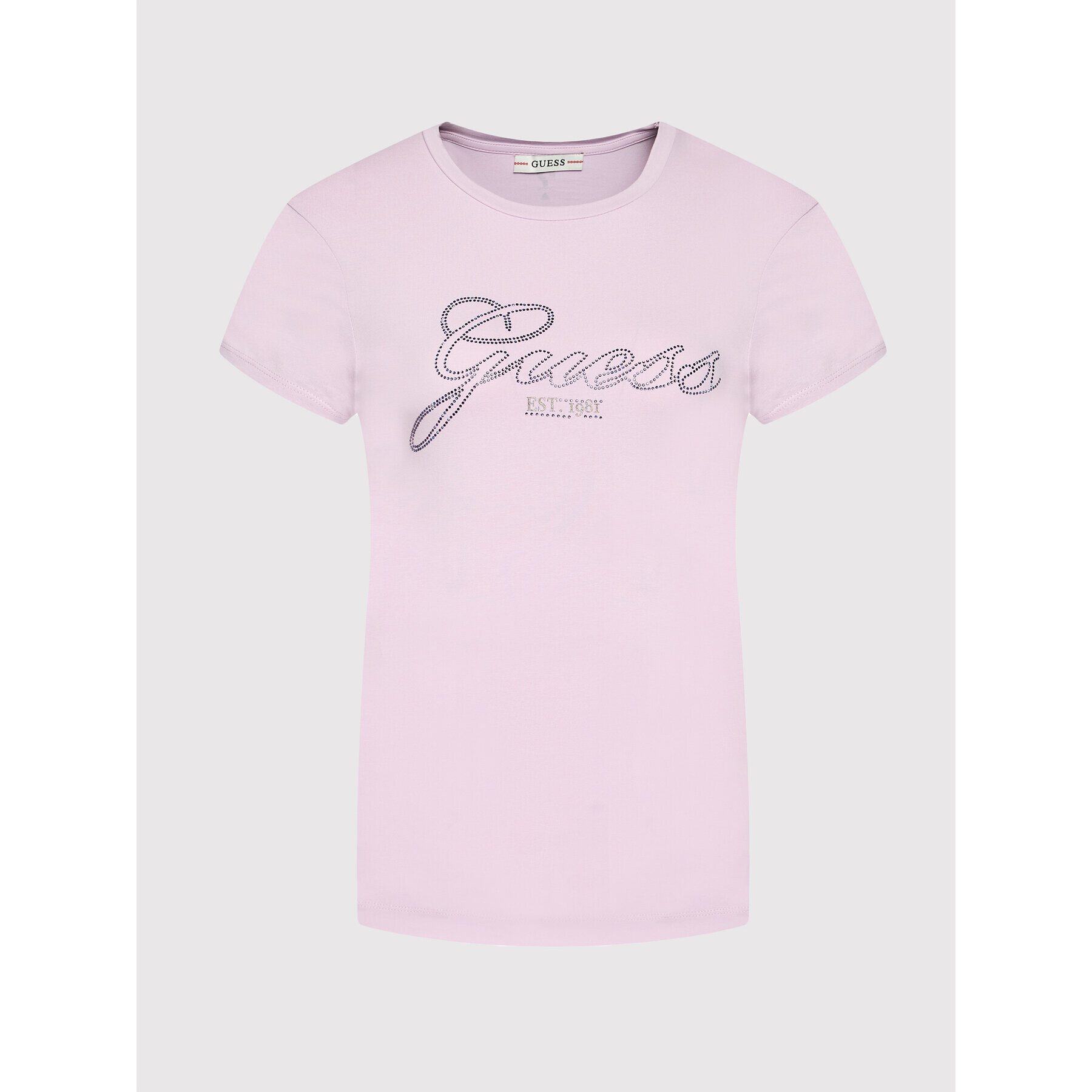 Guess T-Shirt Selina W1YI85 J1311 Fialová Slim Fit - Pepit.cz