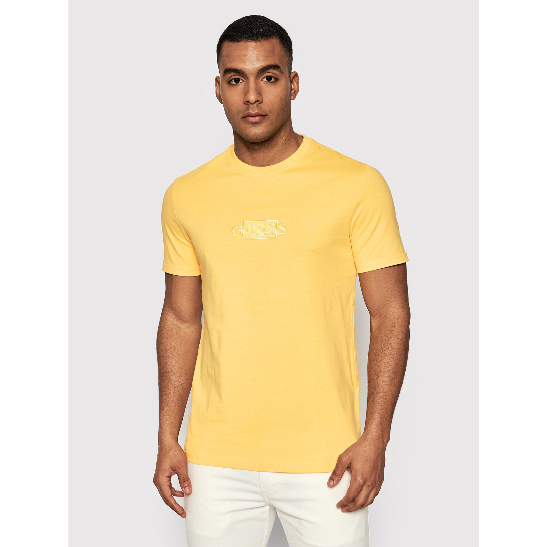 Guess T-Shirt Tapin M2GI28 I3Z11 Žlutá Slim Fit - Pepit.cz