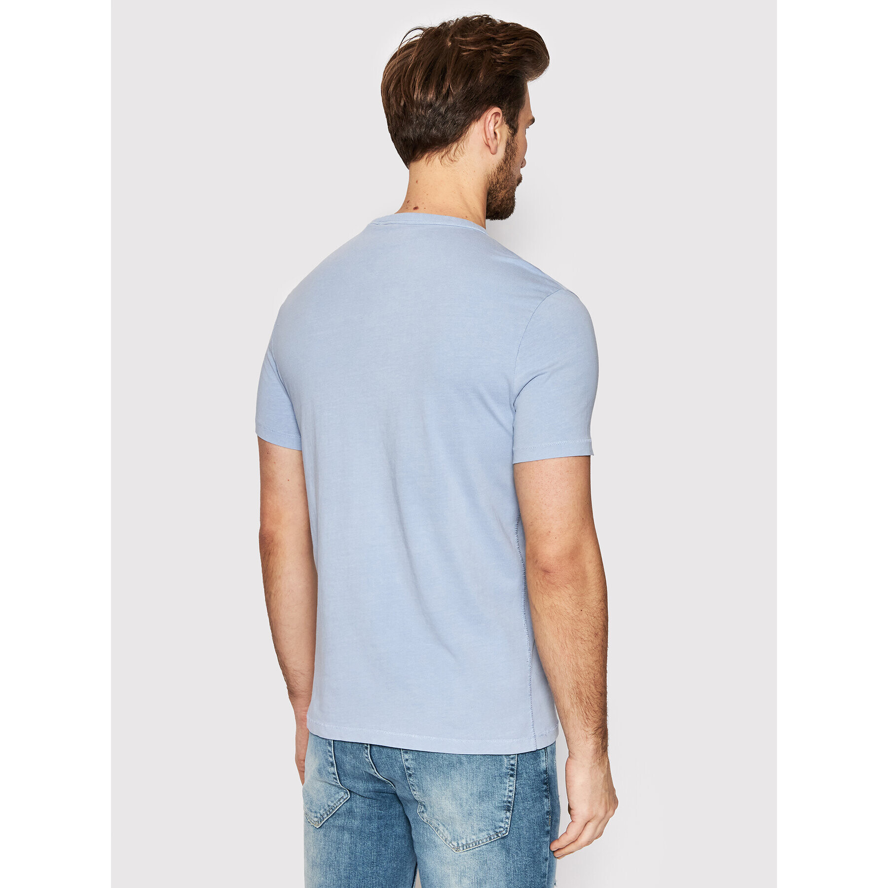 Guess T-Shirt Thewat M2GI15 K8FQ0 Modrá Slim Fit - Pepit.cz