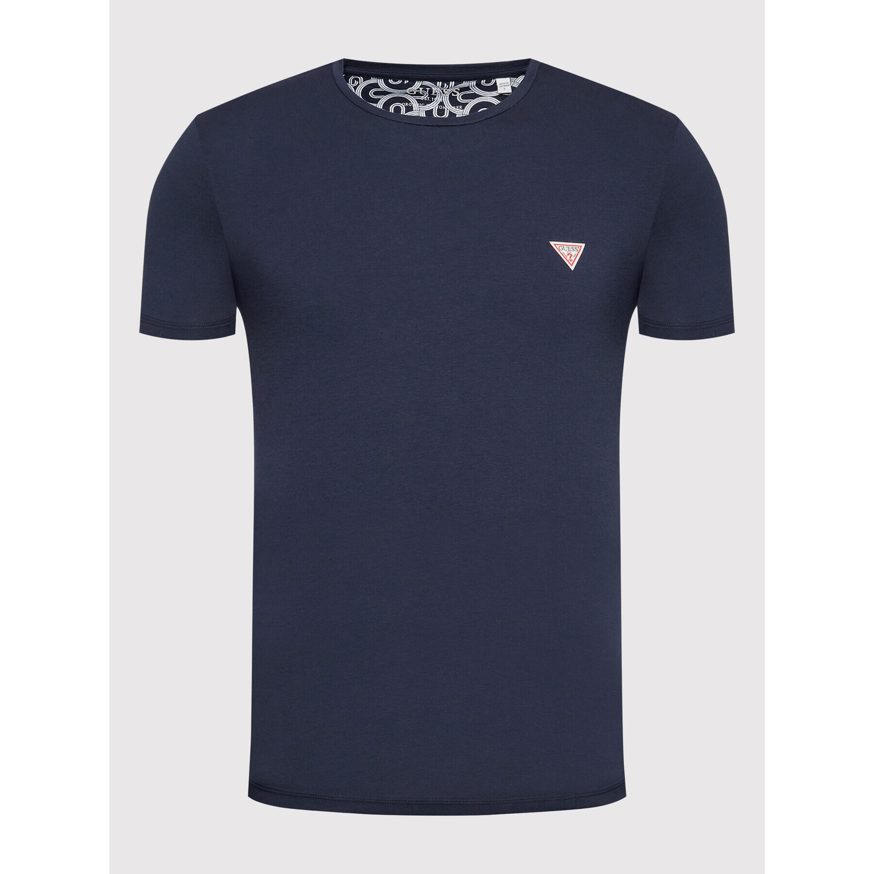 Guess T-Shirt U2RM00 KB1I1 Tmavomodrá Slim Fit - Pepit.cz