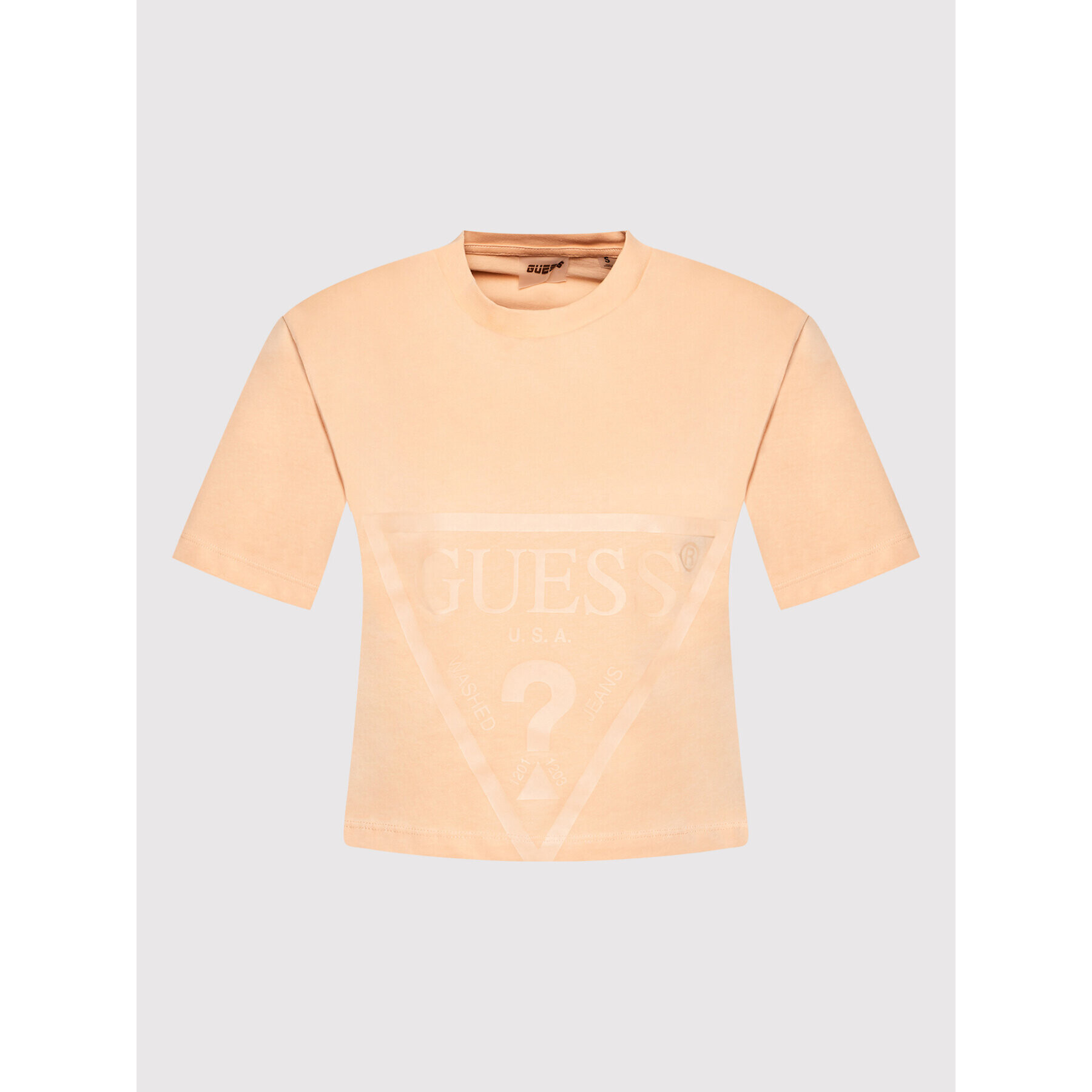 Guess T-Shirt V2RI00 K8HM0 Oranžová Relaxed Fit - Pepit.cz