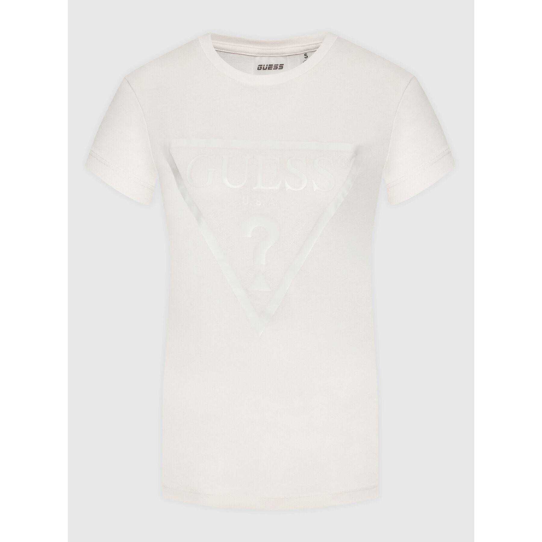 Guess T-Shirt V2RI13 K8HM0 Bílá Regular Fit - Pepit.cz