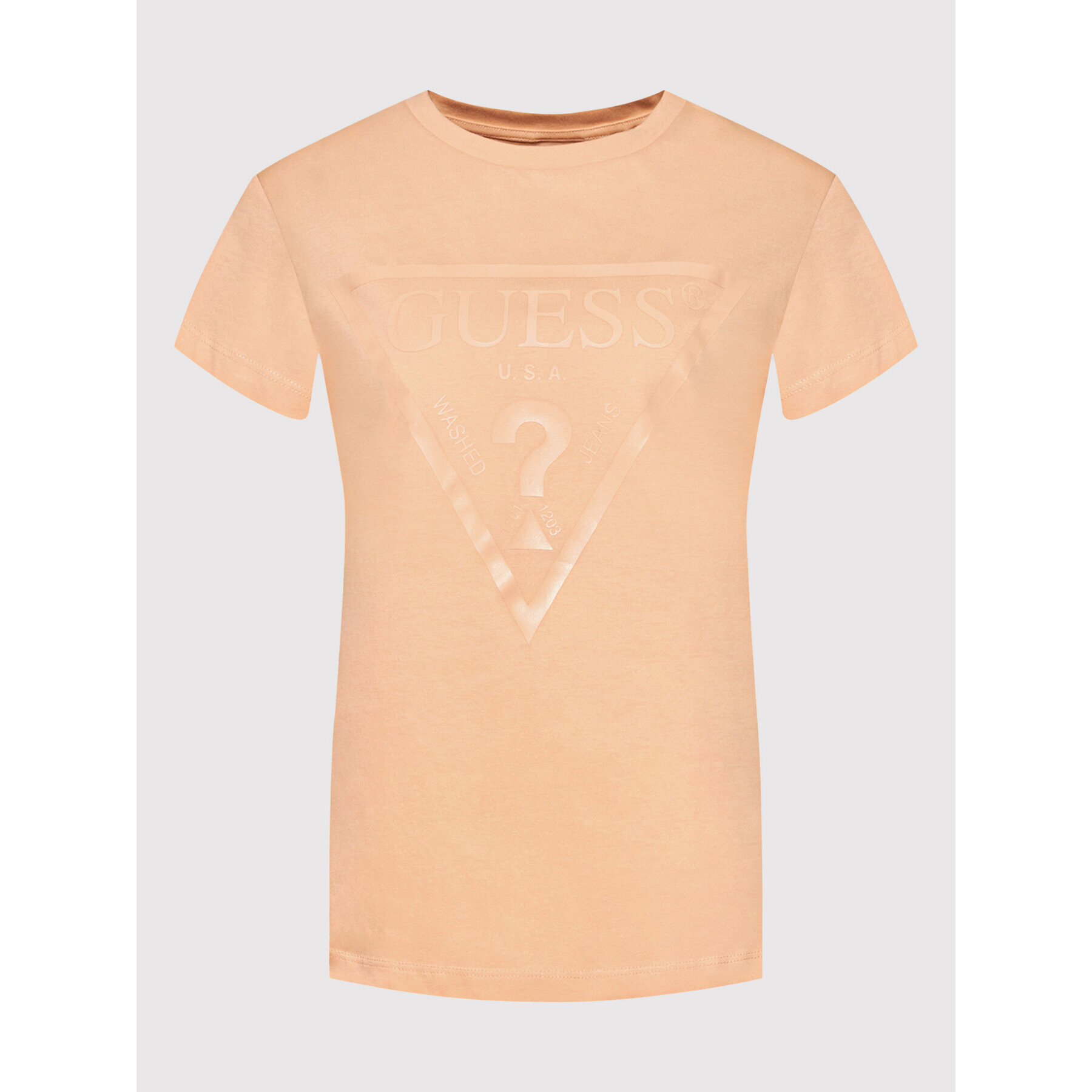 Guess T-Shirt V2RI13 K8HM0 Oranžová Regular Fit - Pepit.cz