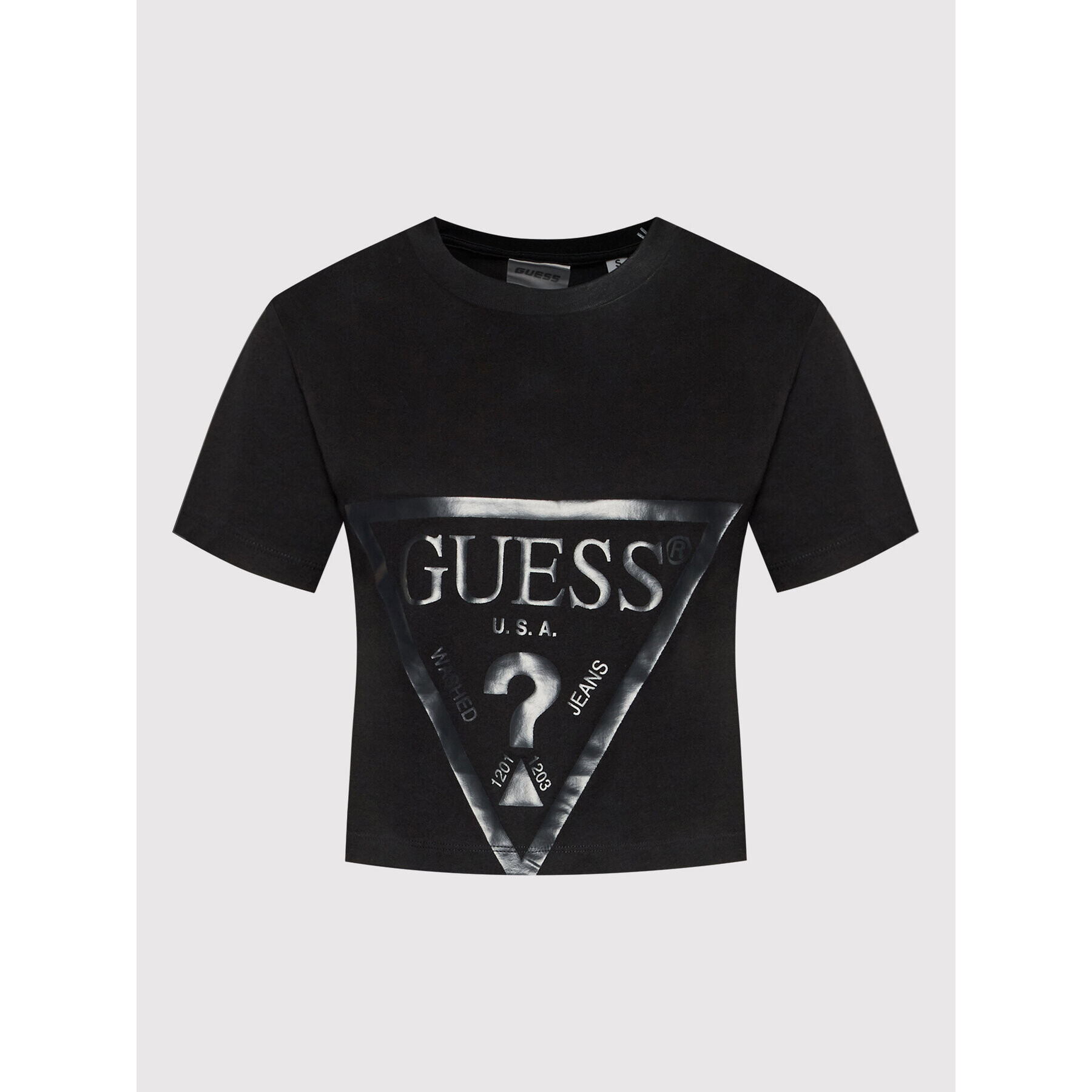 Guess T-Shirt V2YI06 K8HM0 Černá Regular Fit - Pepit.cz