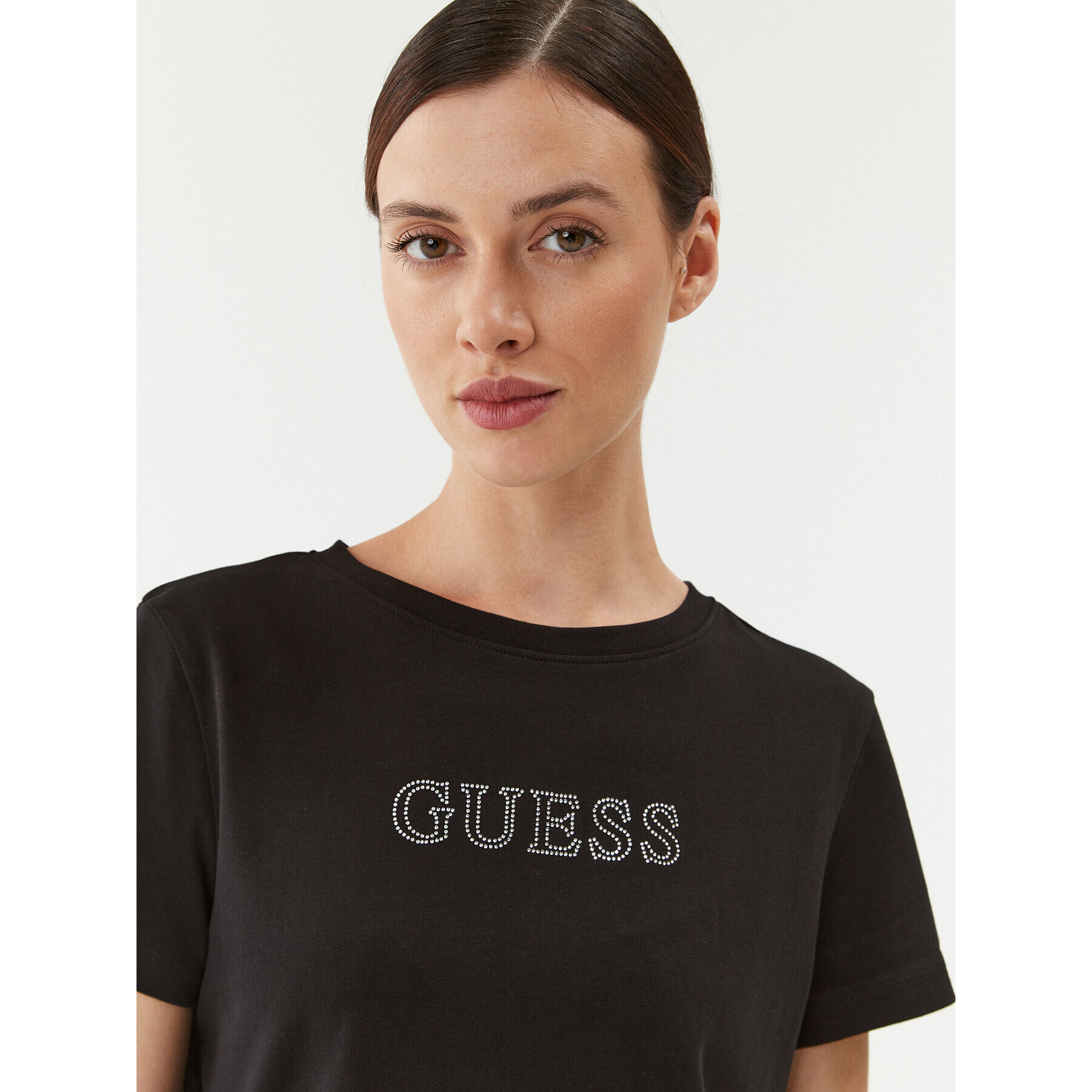 Guess T-Shirt V3BI11 J1314 Černá Regular Fit - Pepit.cz