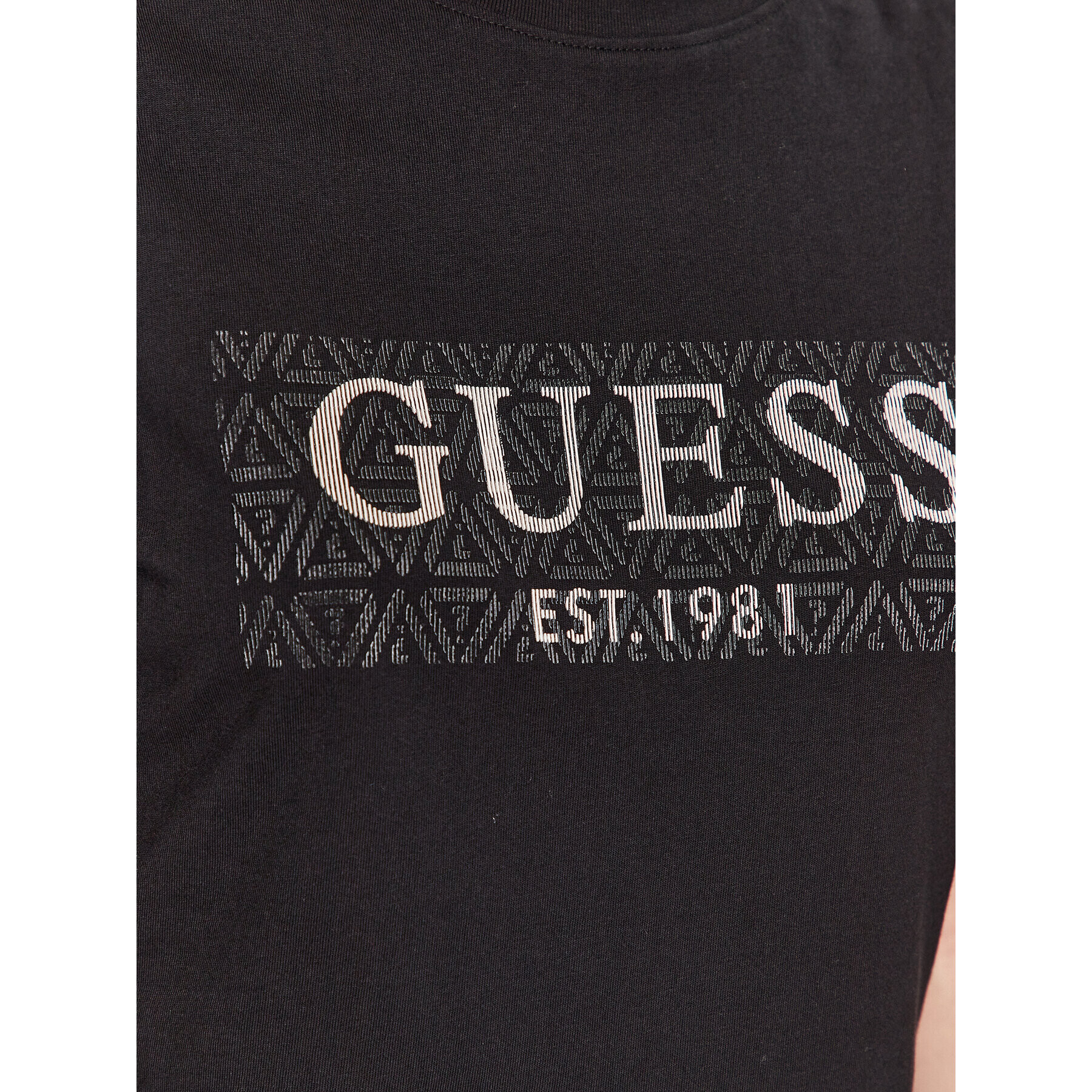 Guess T-Shirt V3YI15 I3Z14 Černá Slim Fit - Pepit.cz