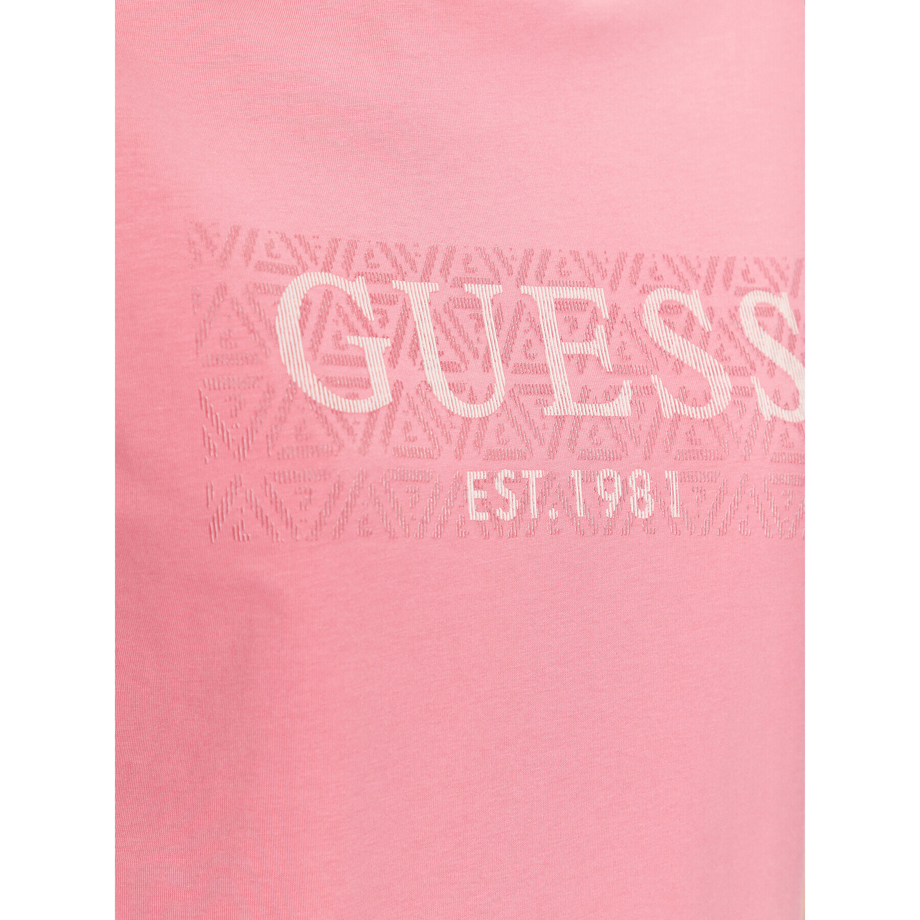 Guess T-Shirt V3YI15 I3Z14 Růžová Slim Fit - Pepit.cz