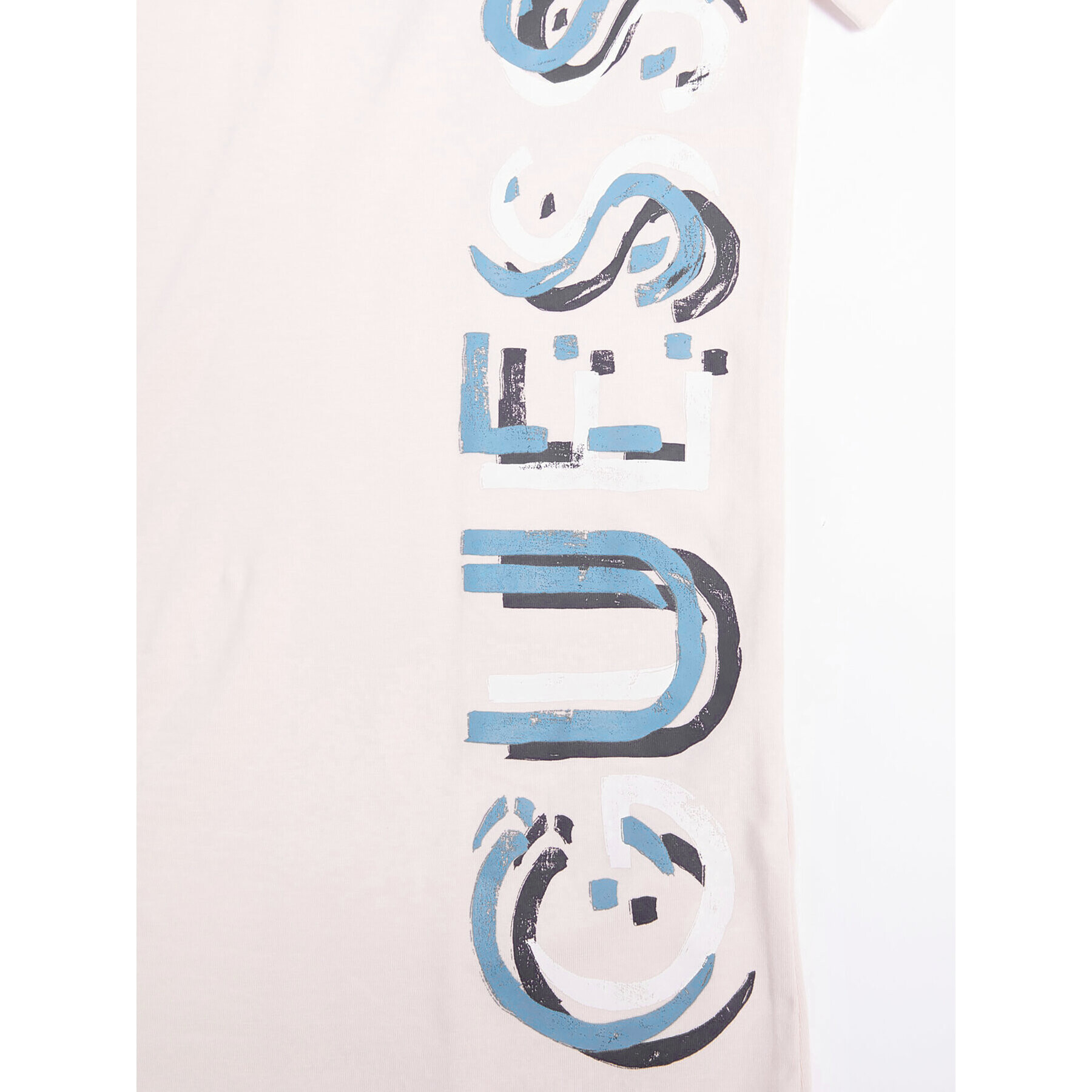 Guess T-Shirt Vertical Logo M3GI22 J1314 Růžová Slim Fit - Pepit.cz