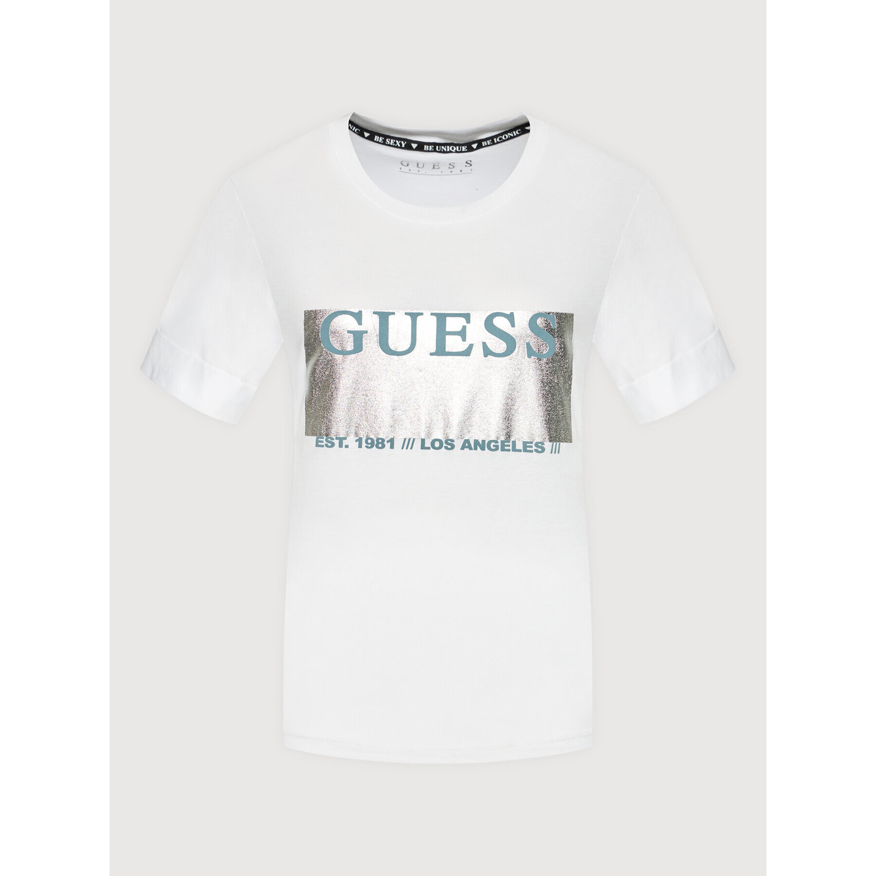 Guess T-Shirt W1BI04 K46D1 Bílá Regular Fit - Pepit.cz