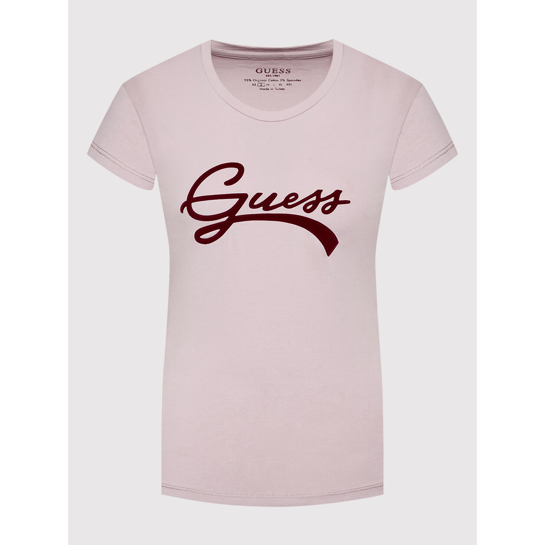 Guess T-Shirt W2BI66 J1311 Fialová Regular Fit - Pepit.cz