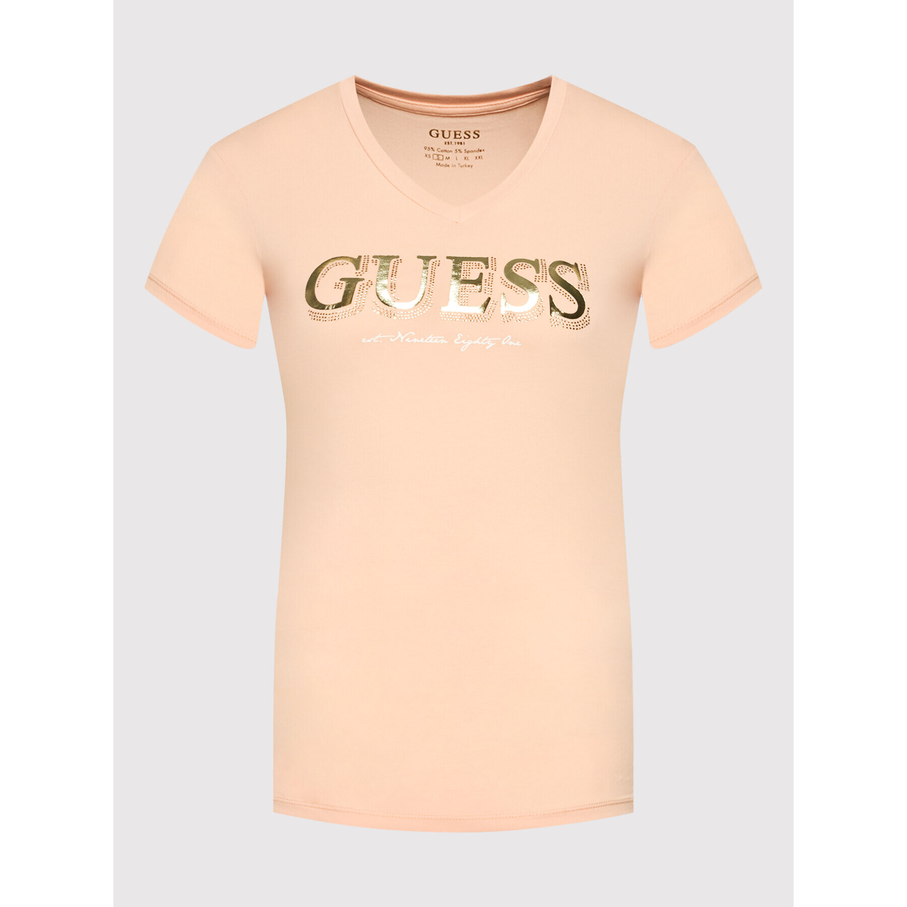 Guess T-Shirt W2GI05 J1300 Oranžová Regular Fit - Pepit.cz