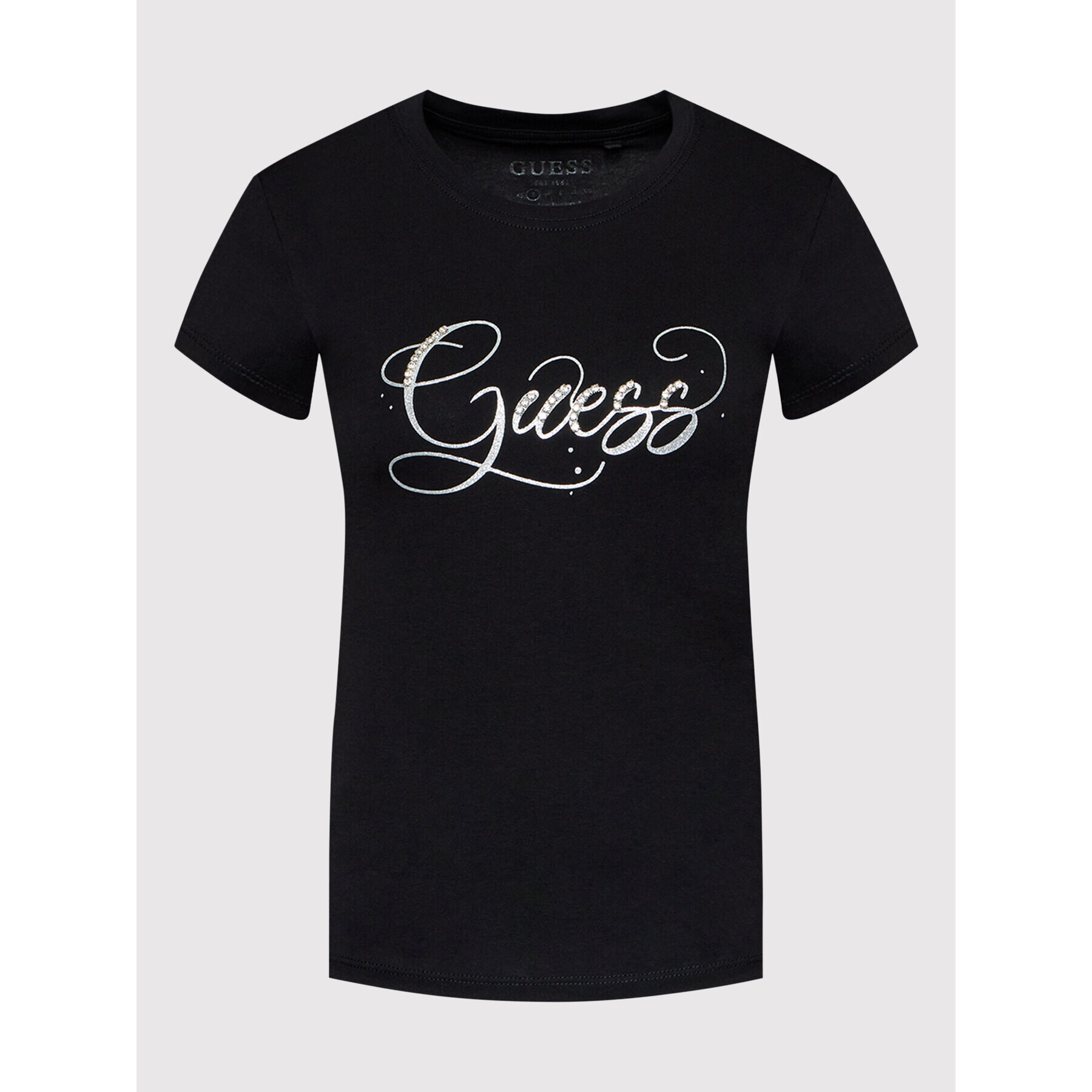 Guess T-Shirt W2GI24 KA0Q1 Černá Regular Fit - Pepit.cz